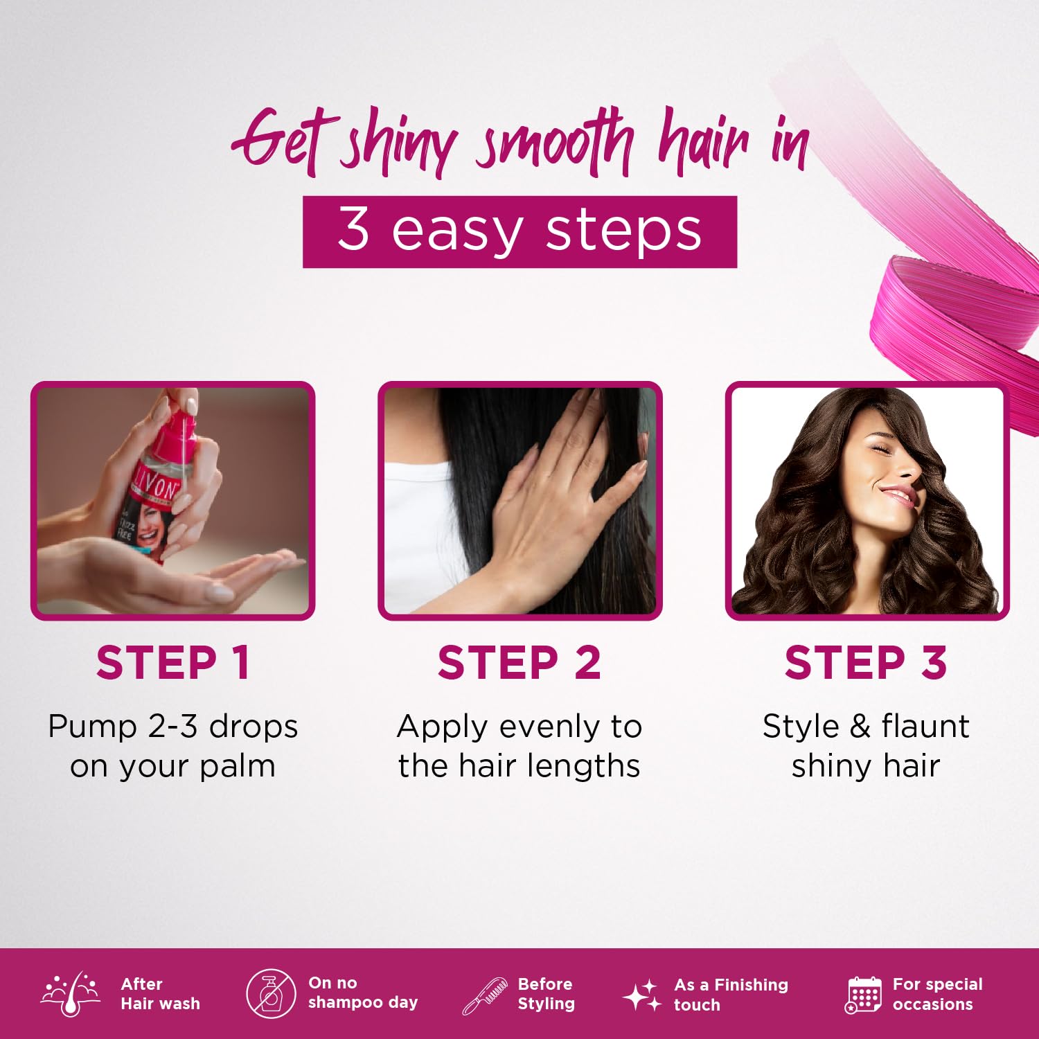 Livon Serum Reduces Hair Breakage Restores Hair Moisture Balance - 100 Ml, Packaging May Vary