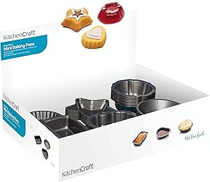 KitchenCraft Non-Stick Assorted Shapes1 Piece Bakeware,