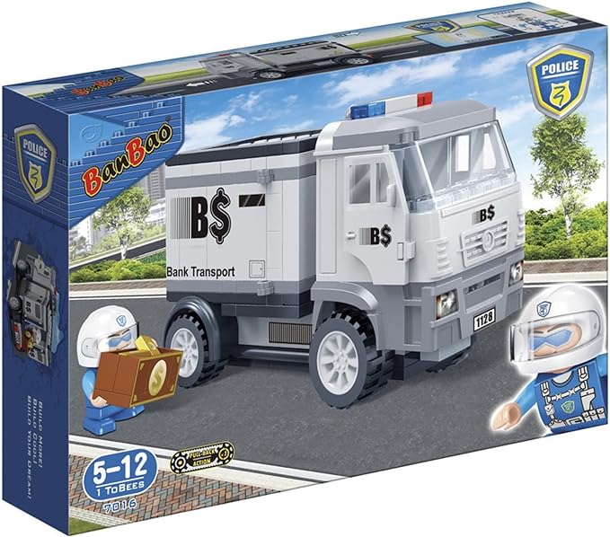 Banbao transportation vehicle construction toy 7016 fortune