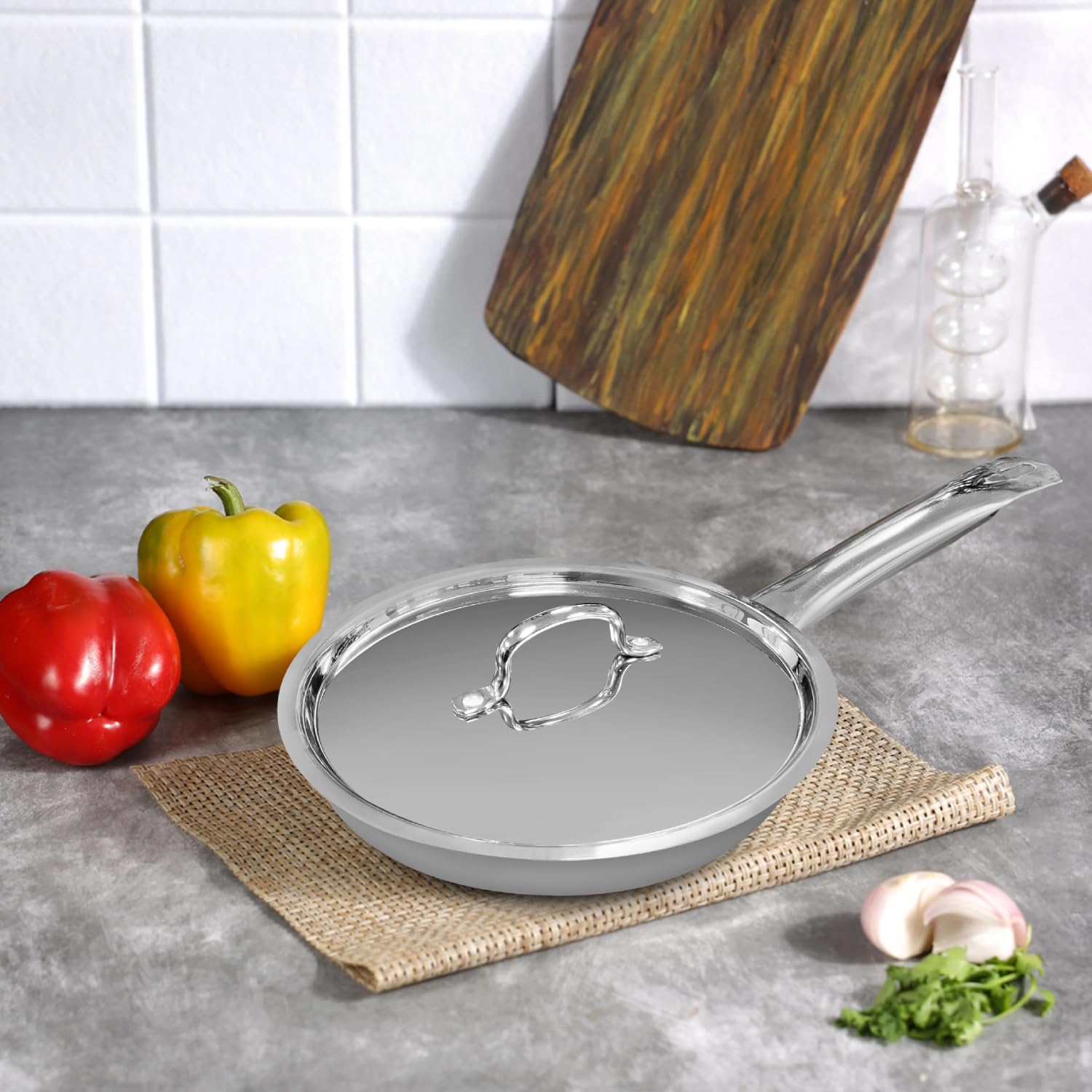 VINOD SMART TRIPLY FRYPAN WITH LID 20 CM
