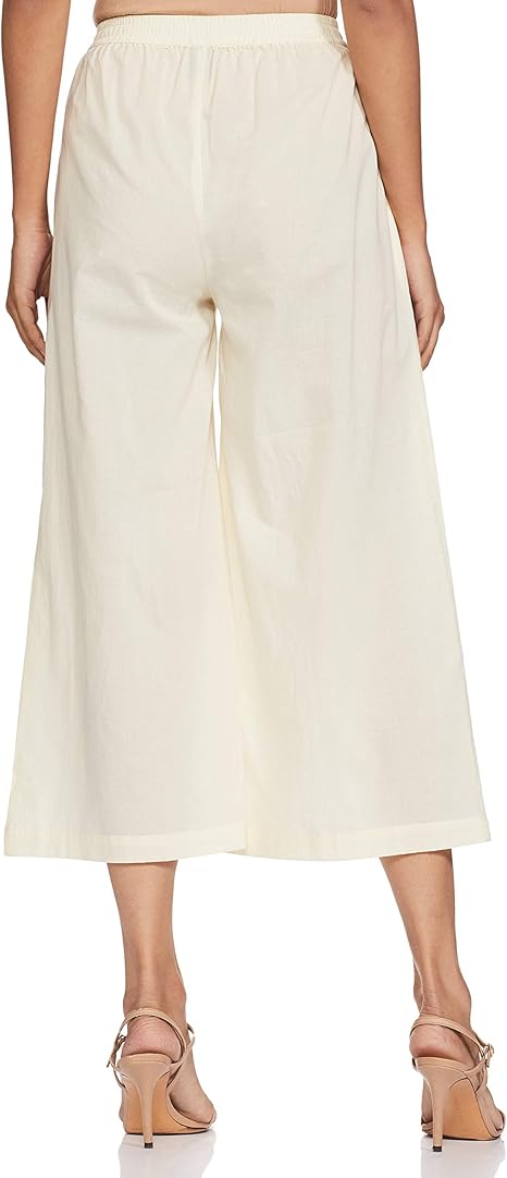 Amazon Brand - Myx Women's Cotton Palazzo Bottom