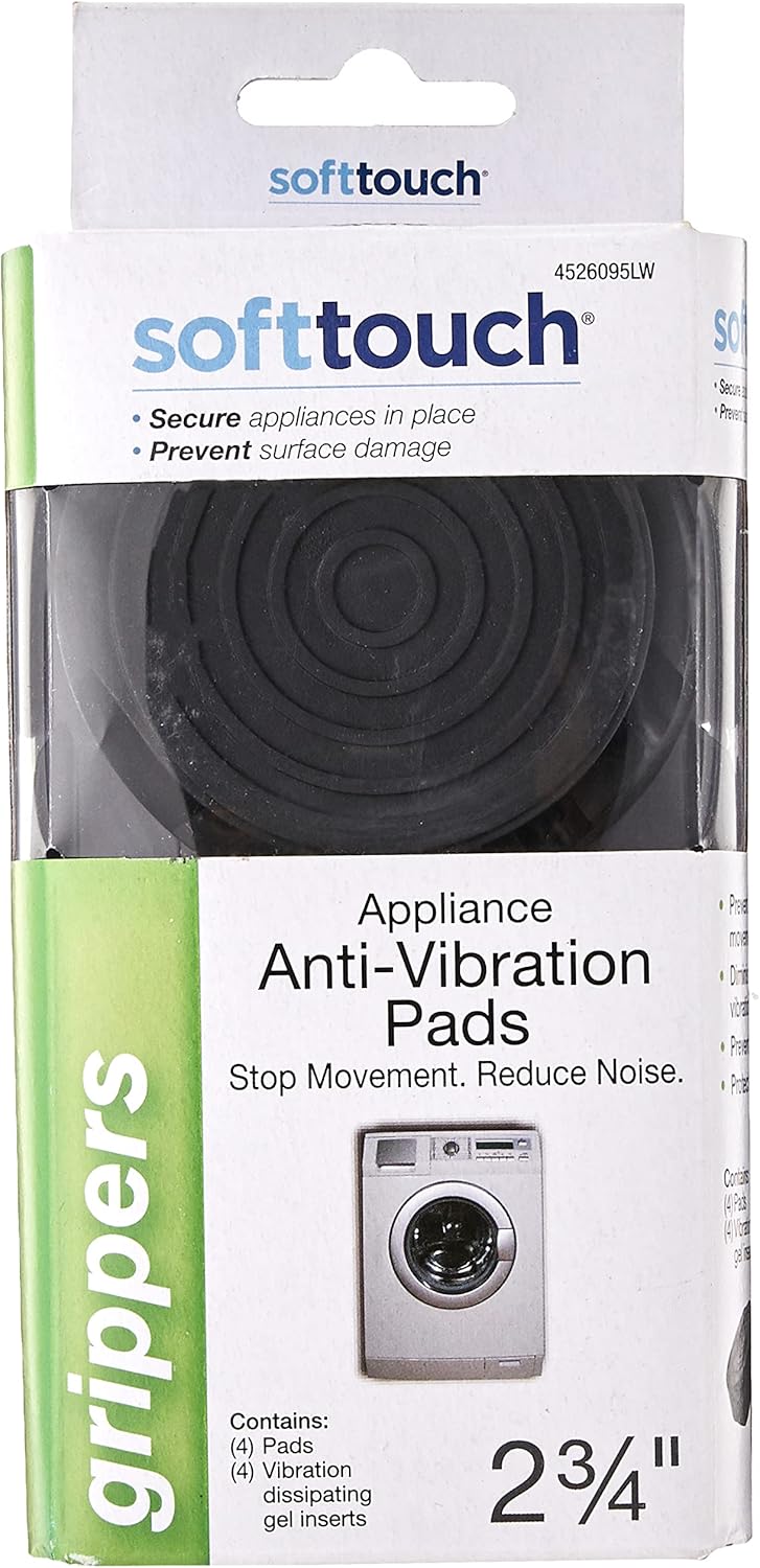 Softtouch 4526095L Noise Reducing Washing Machine & Dryer Vibration Or Anti-Walk Appliance Pad, 2-3/4