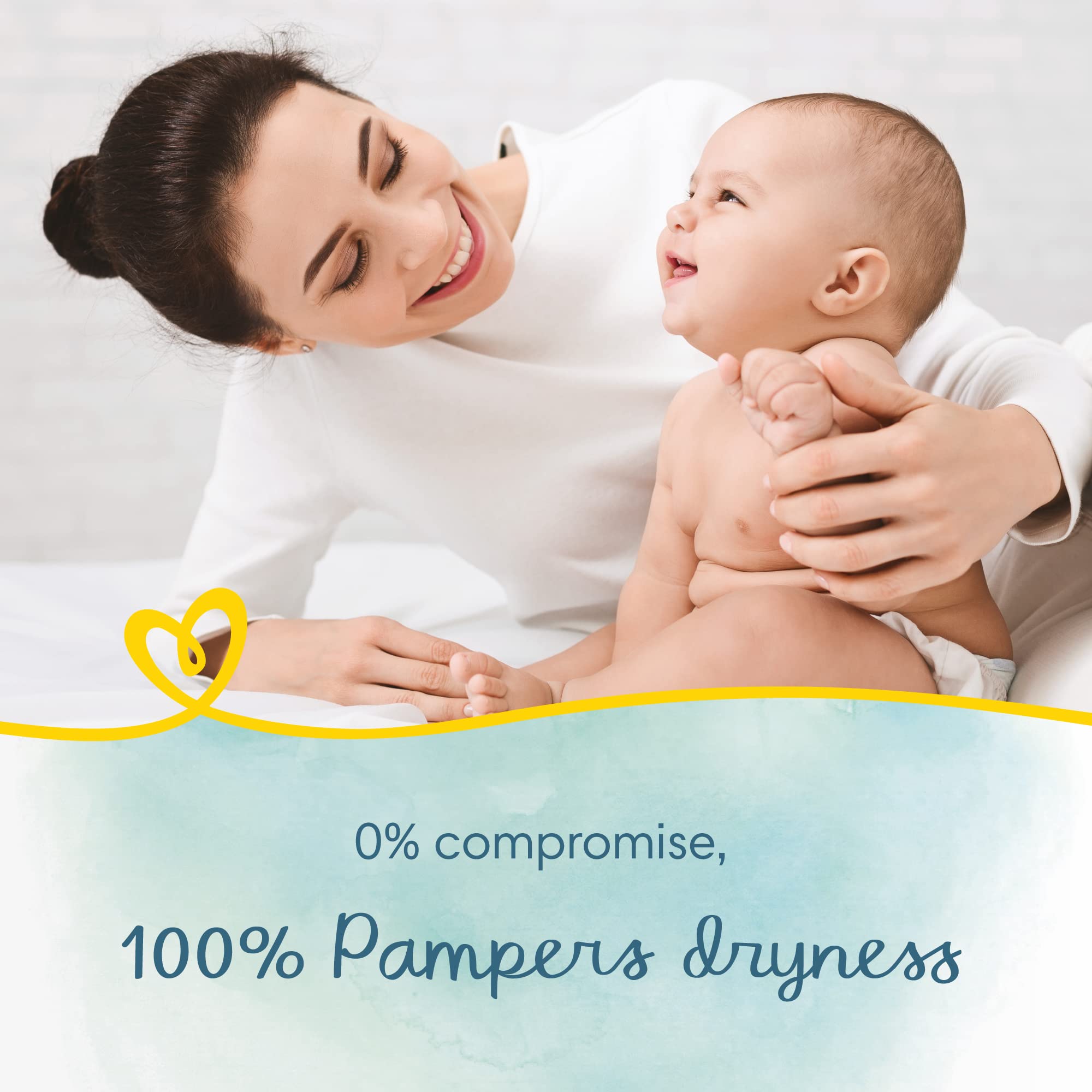 Pampers Pure Protection Dermatologically Tested Diapers, Size 3, 6-10kg, 31 Diaper Count