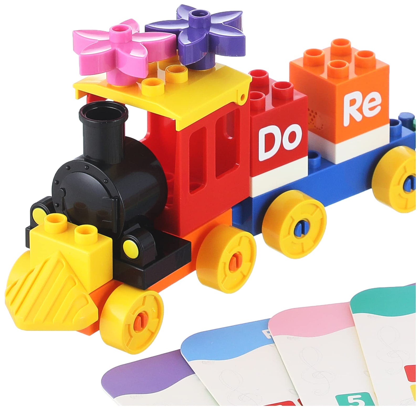 Dubie 414 musical train shaped building blocks - 25 pieces