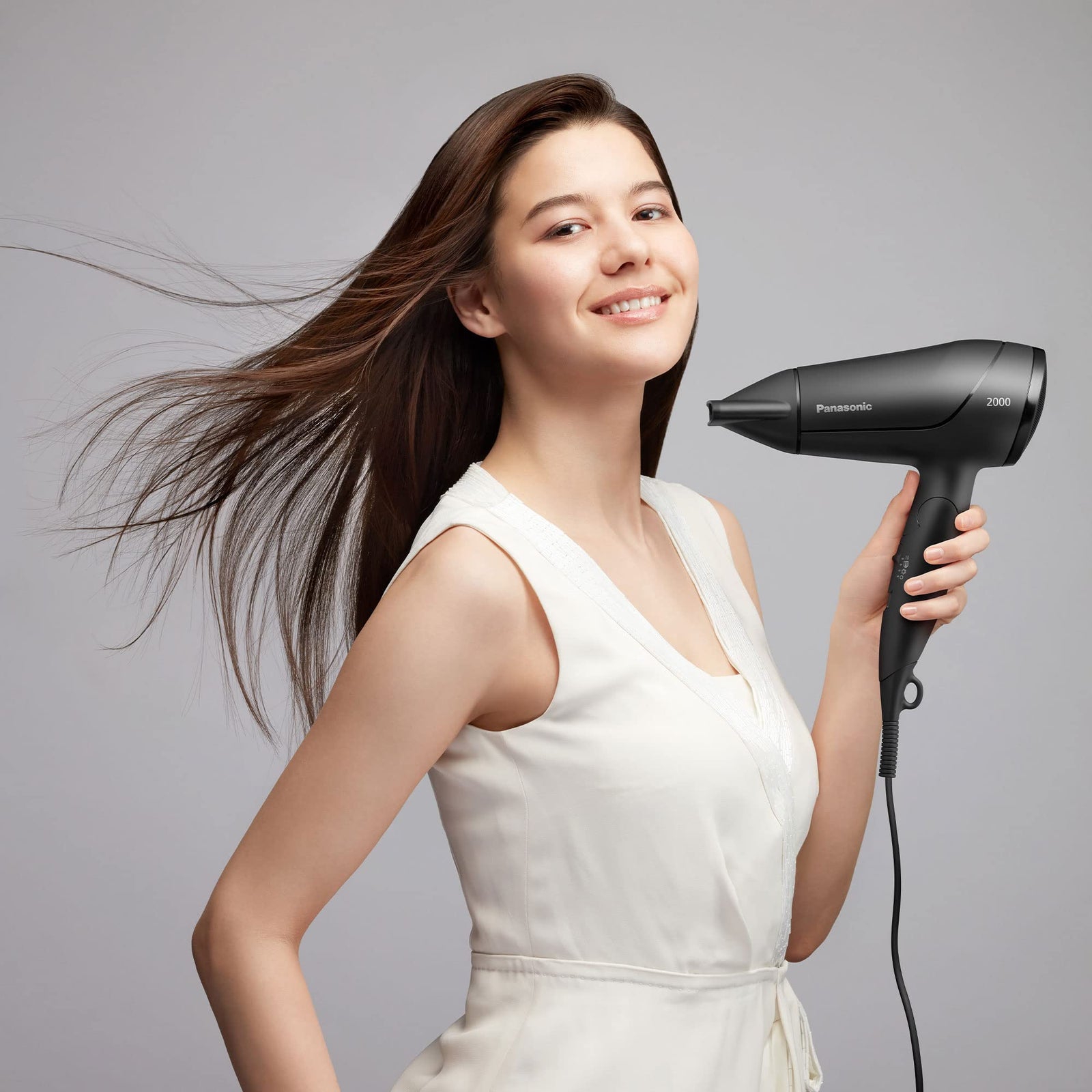 Panasonic EH-ND65 2000W Compact Powerful Hair Dryer with 11mm concentrator nozzle for Fast Drying & Smooth Finish