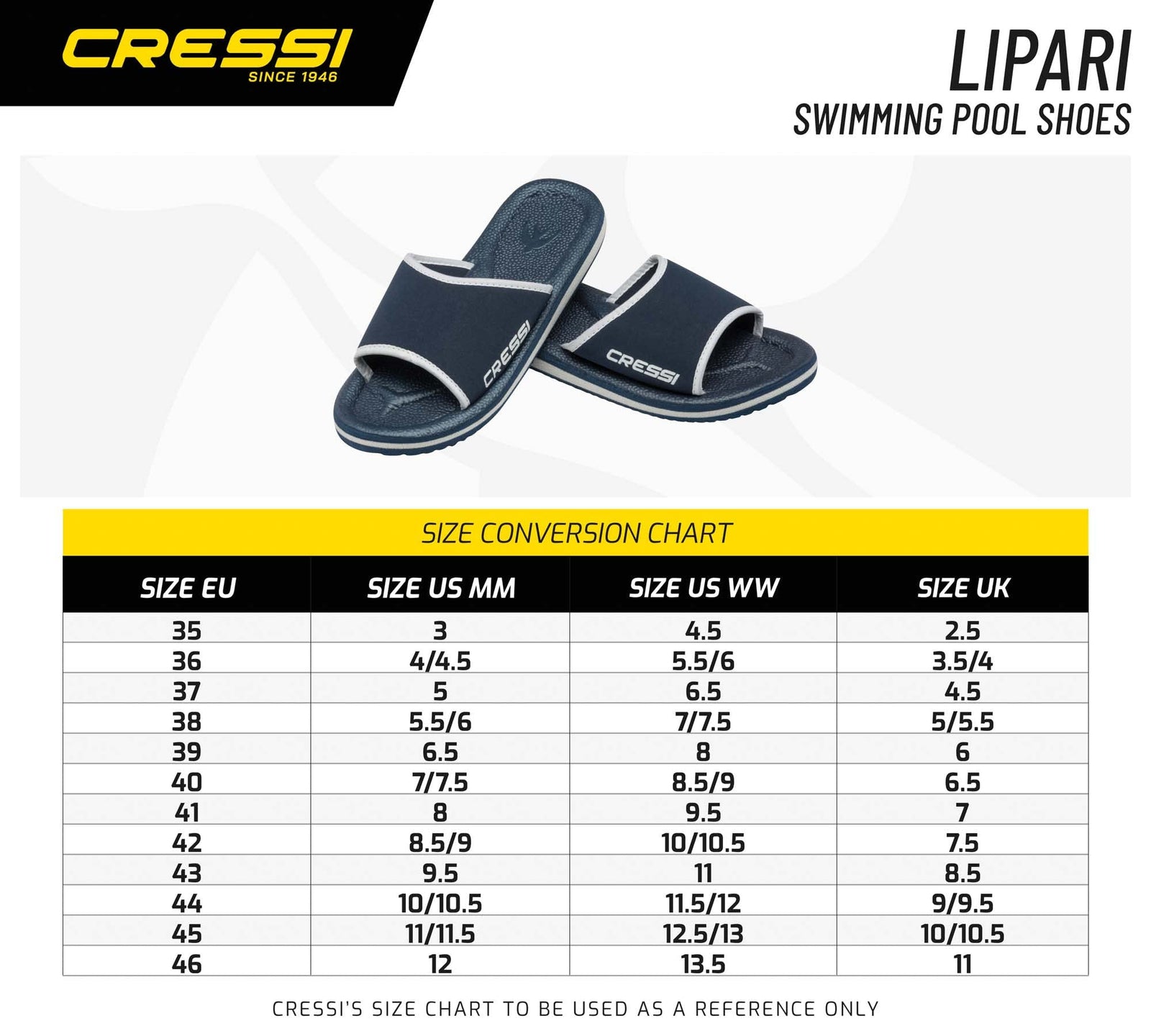 صندل شاطئ وحذاء مسبح Cressi Lipari للجنسين - للكبار