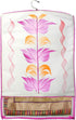 Fun Homes Non Woven Hanging Saree Cover With 1 Zipper Compartment on Back Side- Pack of 3 (Pink)-HS_38_FUNH21520