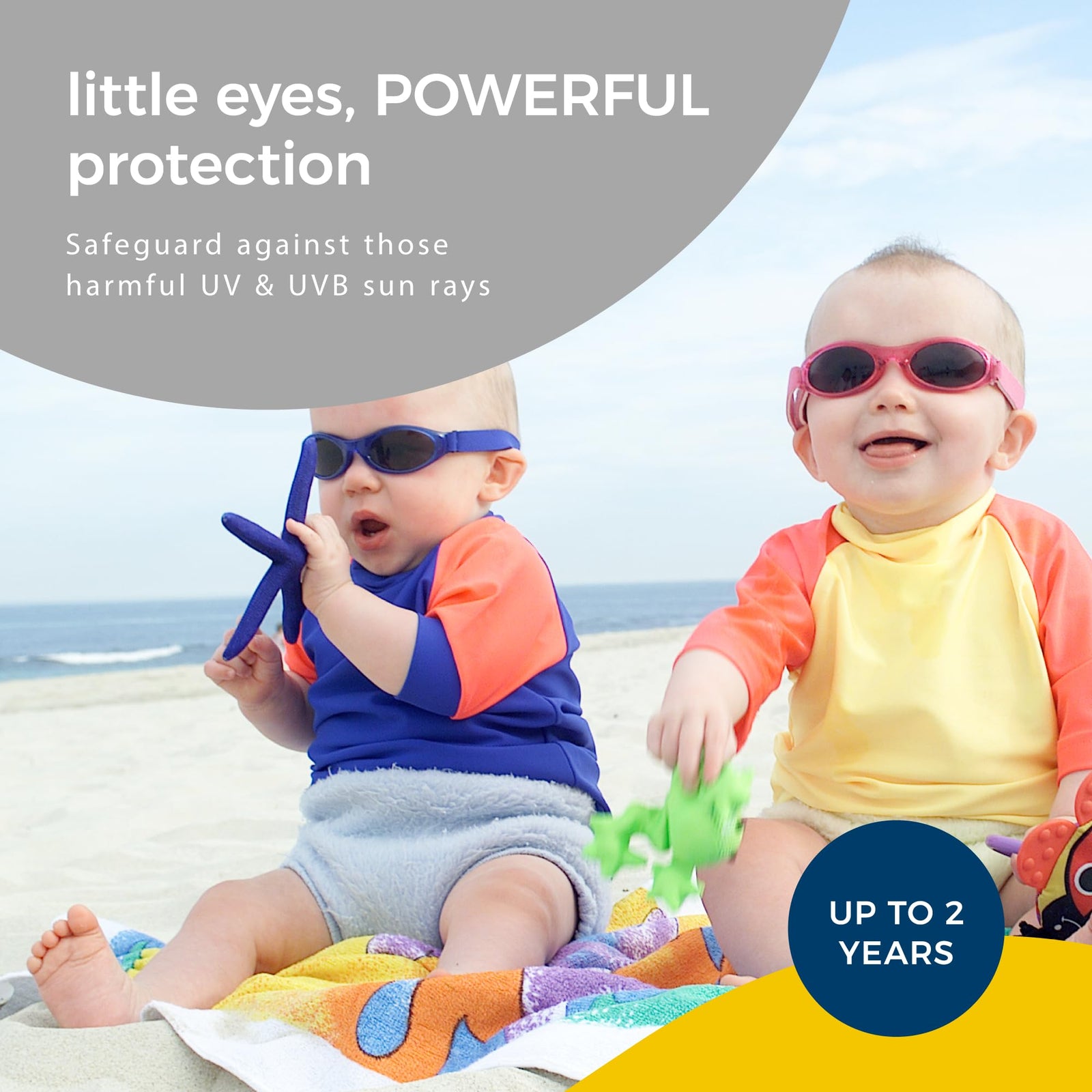 Baby BANZ Sunglasses Infant Sun Protection – Ages 0-2 Years – The Best Sunglasses for Babies & Toddlers, Baby