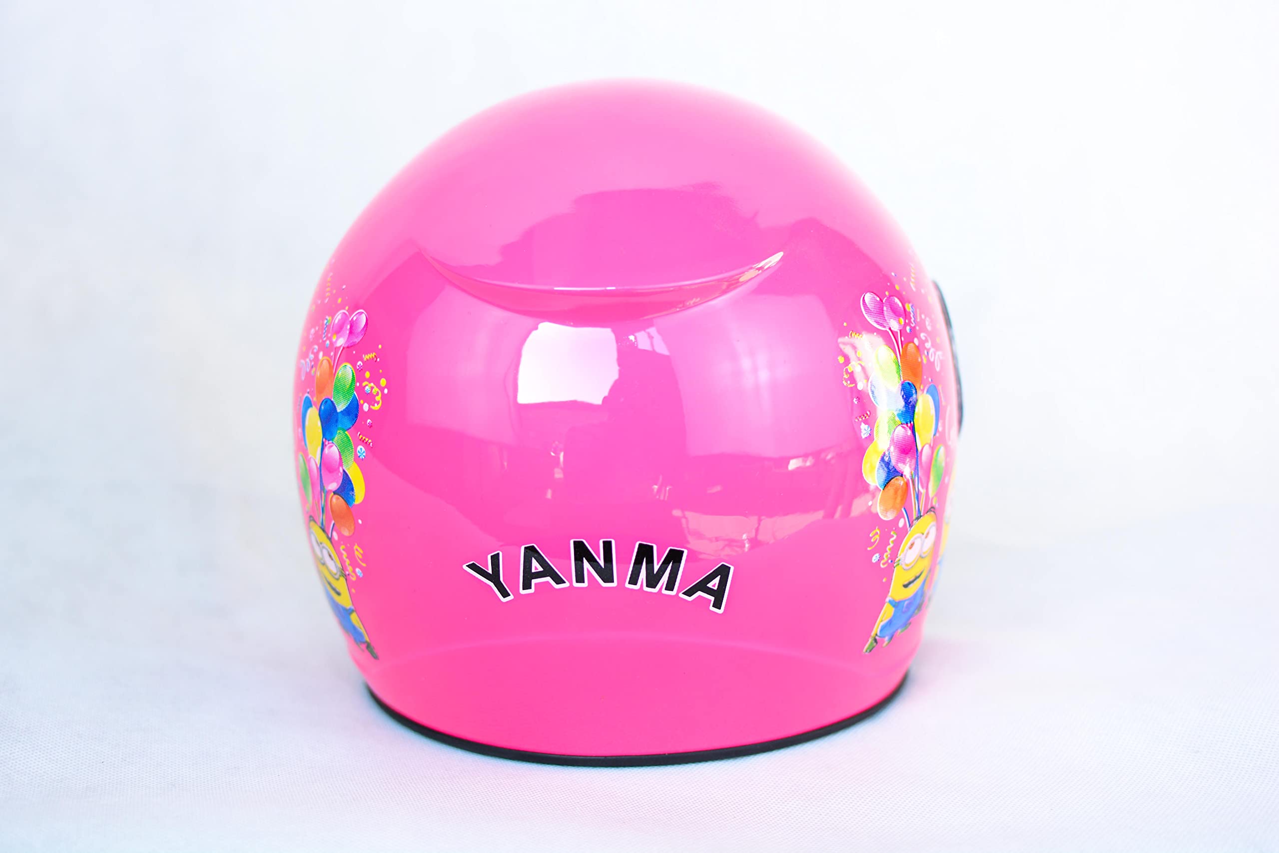 Yanma kids motorcycle helmet - power rangers - pink - minions, One Size