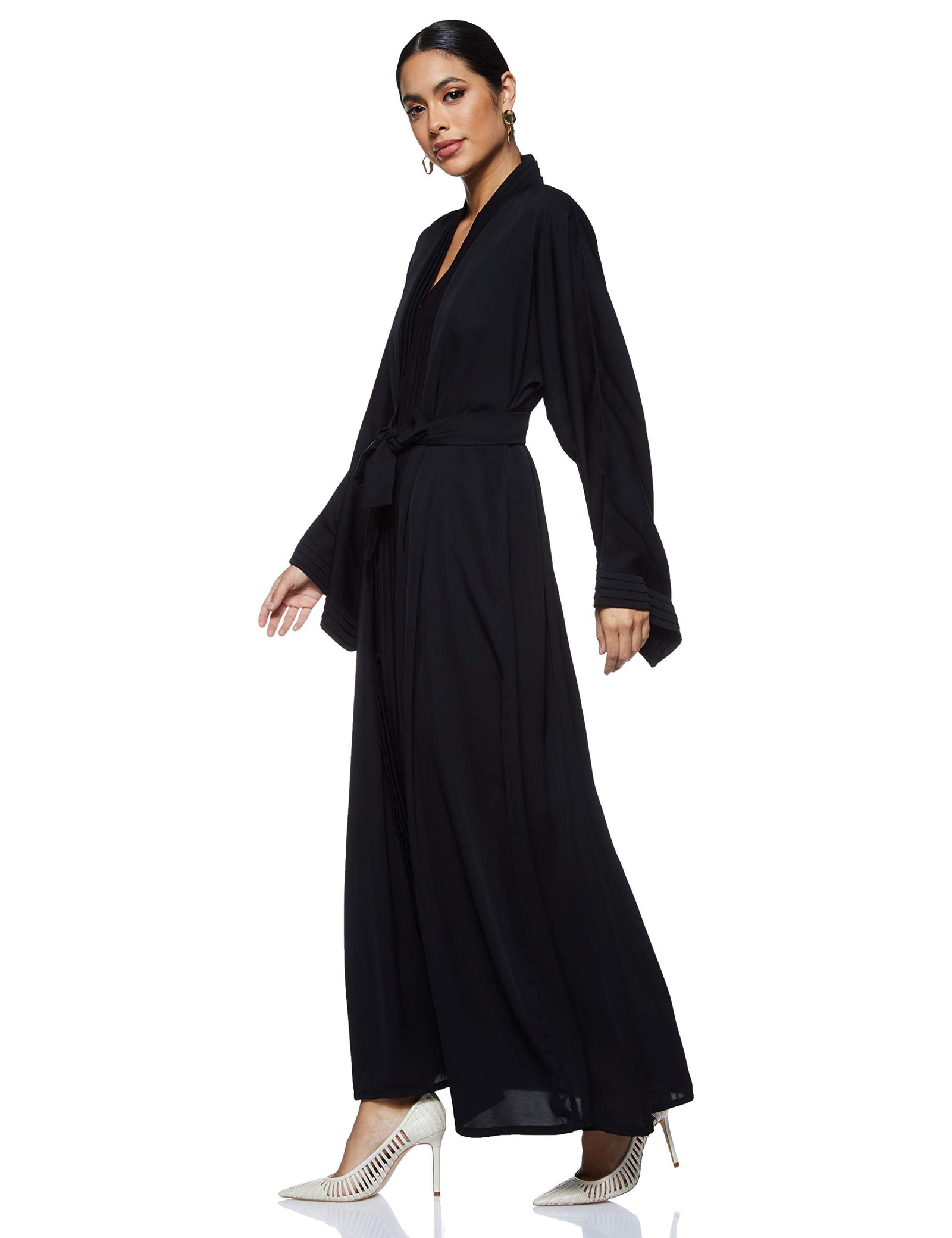 Nukhbaa Women's Abaya, Black