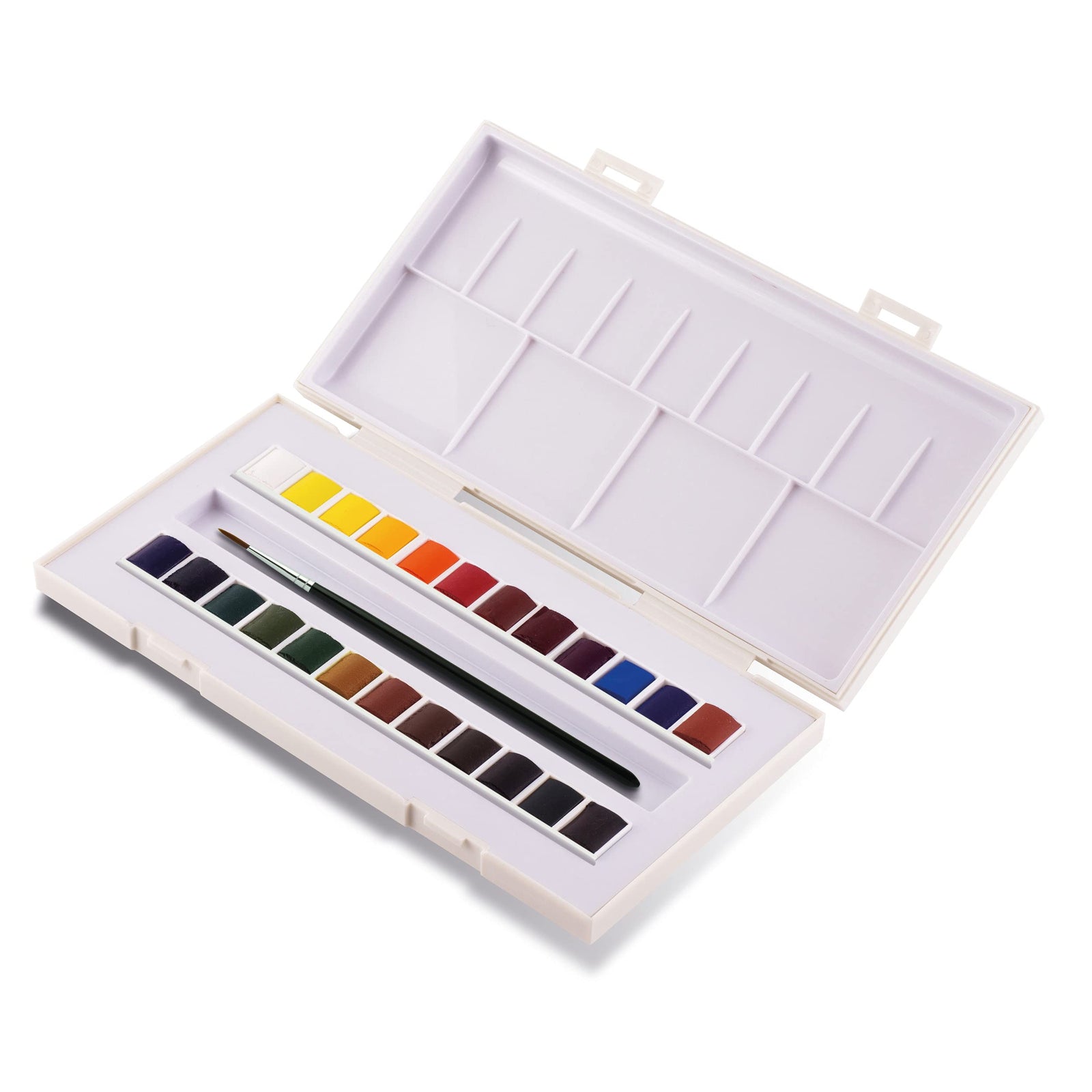 SENNELIER, La Petite Aquarelle Watercolor Sets, 24-Color Half Pan Set, Multicolor