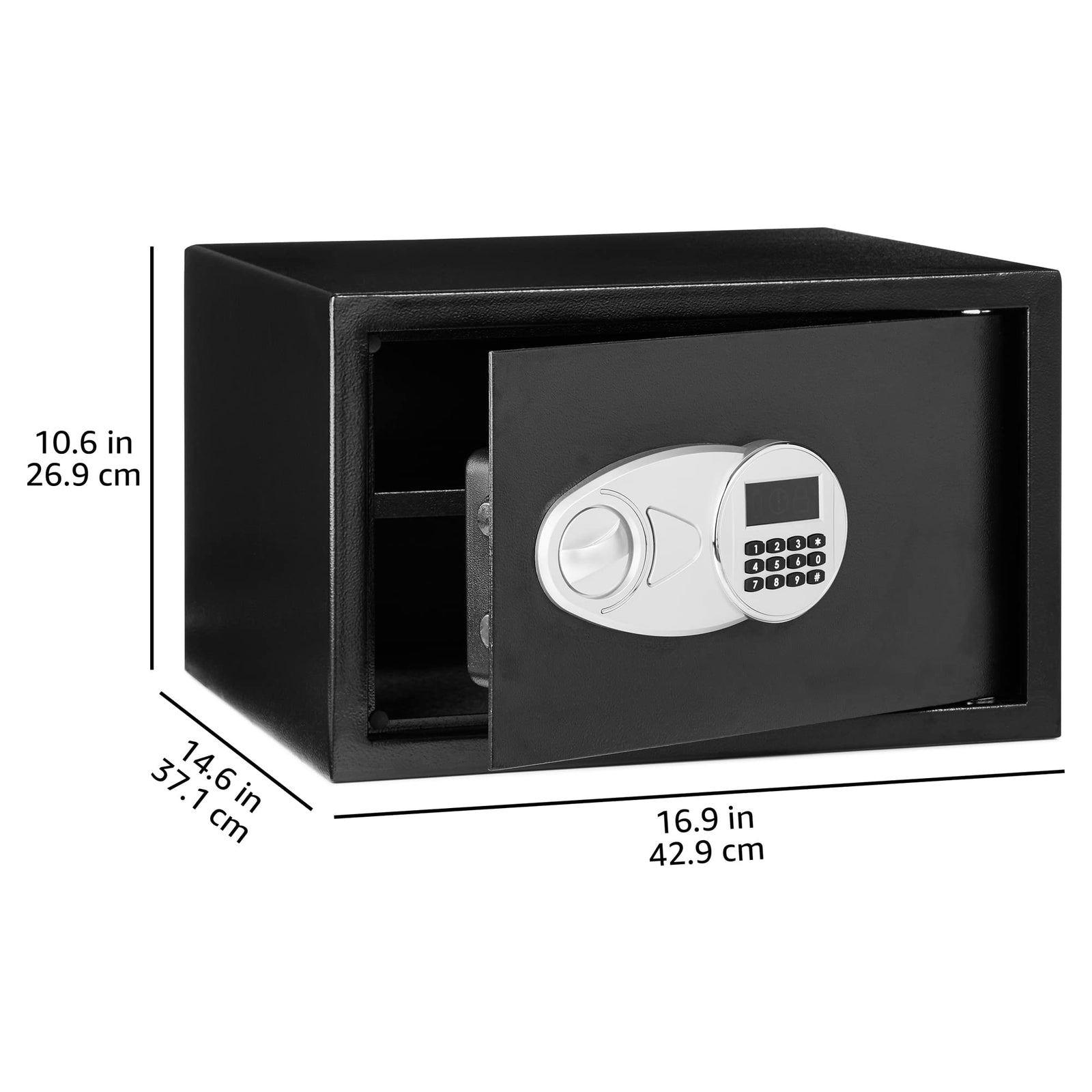 Amazon Basics Electronic Security Safe 33 L, Black