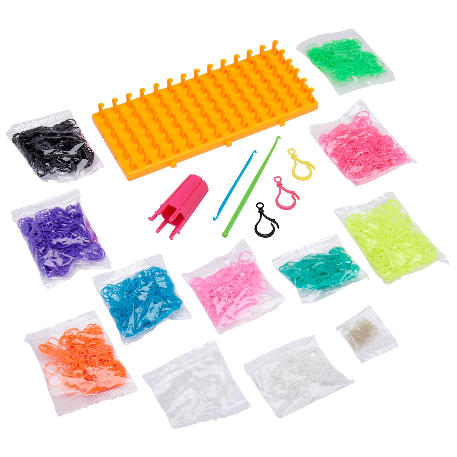 مجموعة CraZLoom Super Cra-Z-Loom للأساور، أساور مطاطية لصنع الأساور، مجموعة فنون وحرف يدوية للبنات والأولاد، هدية عيد ميلاد لتعزيز الإبداع والخيال، العمر 8+
