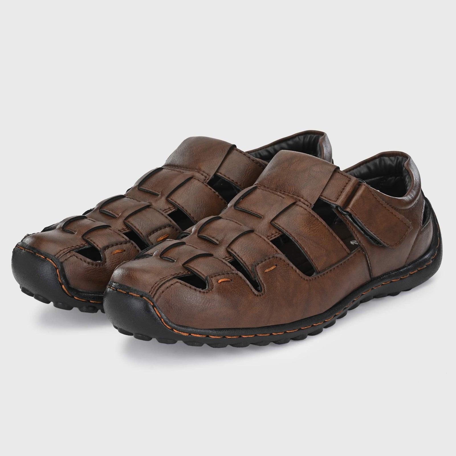 Centrino Men's Tan Fisherman Sandals