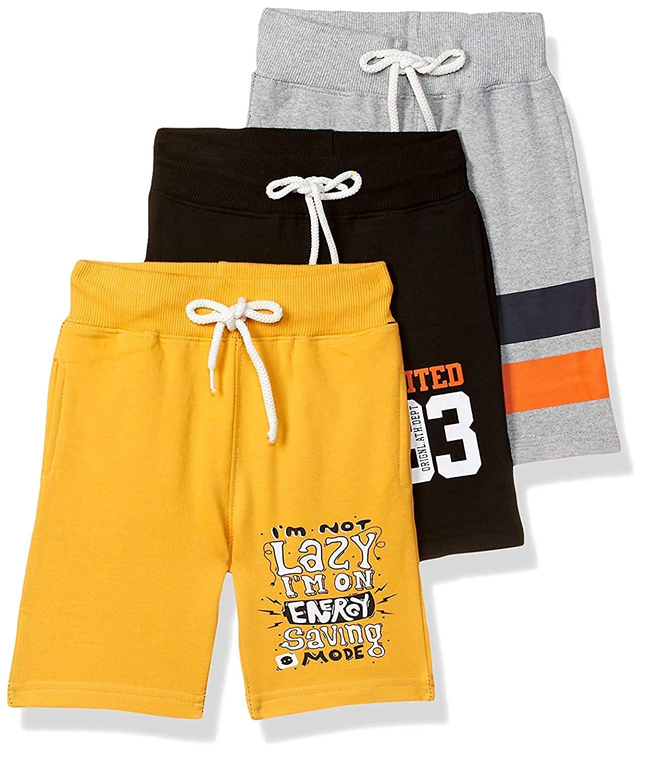 T2F Boys boys cotton shorts Shorts (pack of 3)