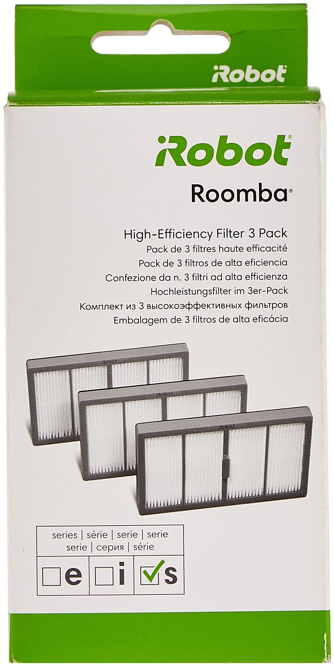 Irobot S Series Filter, Grey, 4655988, 300 G, 3 Pack