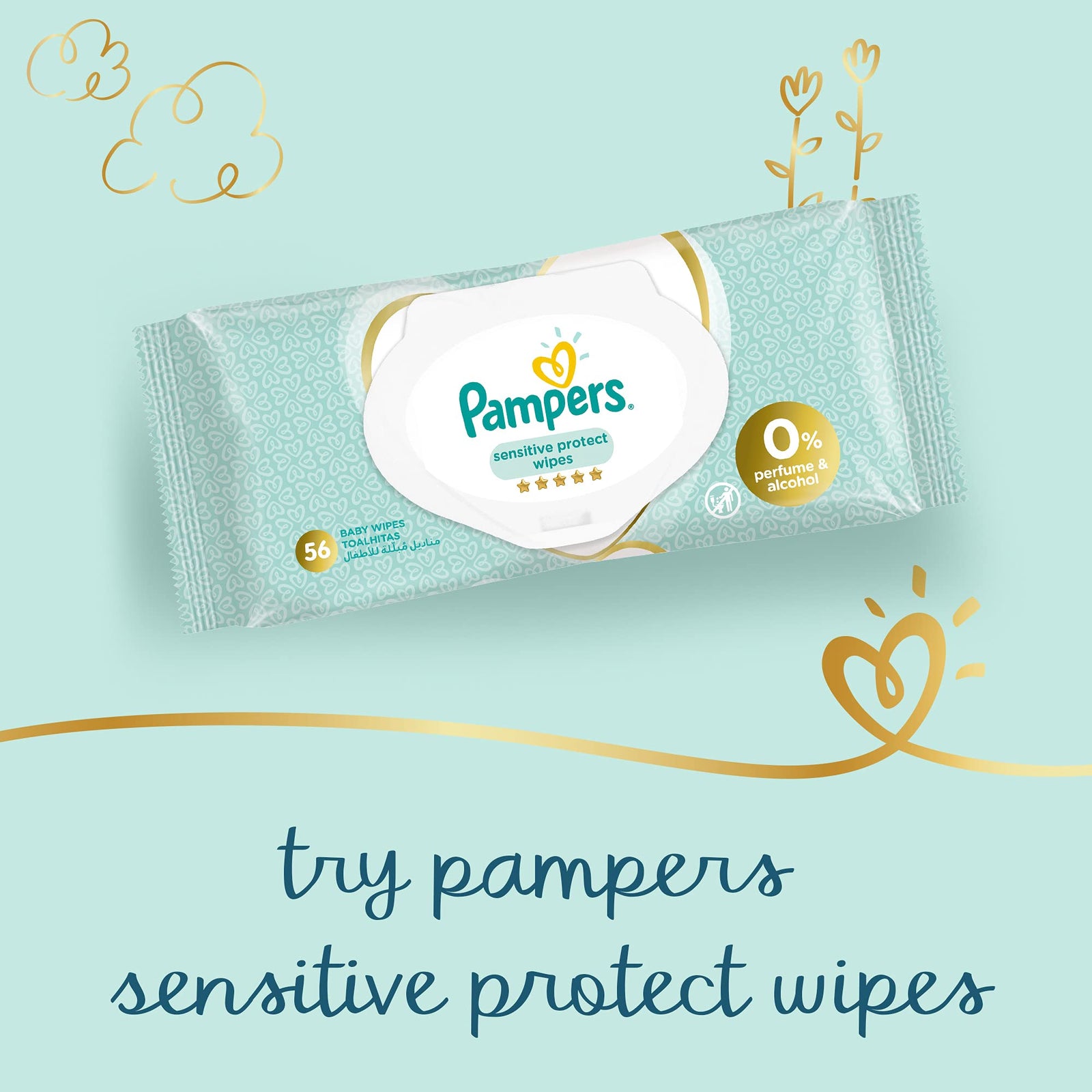 Pampers Premium Care Newborn Taped Diapers, Size 2, 3-8kg, Unique Softest Absorption for Ultimate Skin Protection, 168 Count