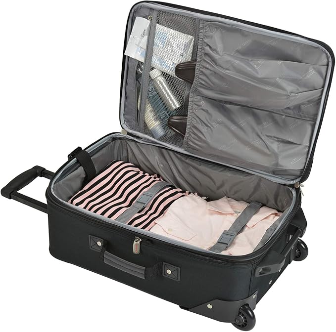 Travel Select Amsterdam Expandable Rolling Upright Luggage, 29 x 17 x 10, Amsterdam Expandable Rolling Upright Luggage