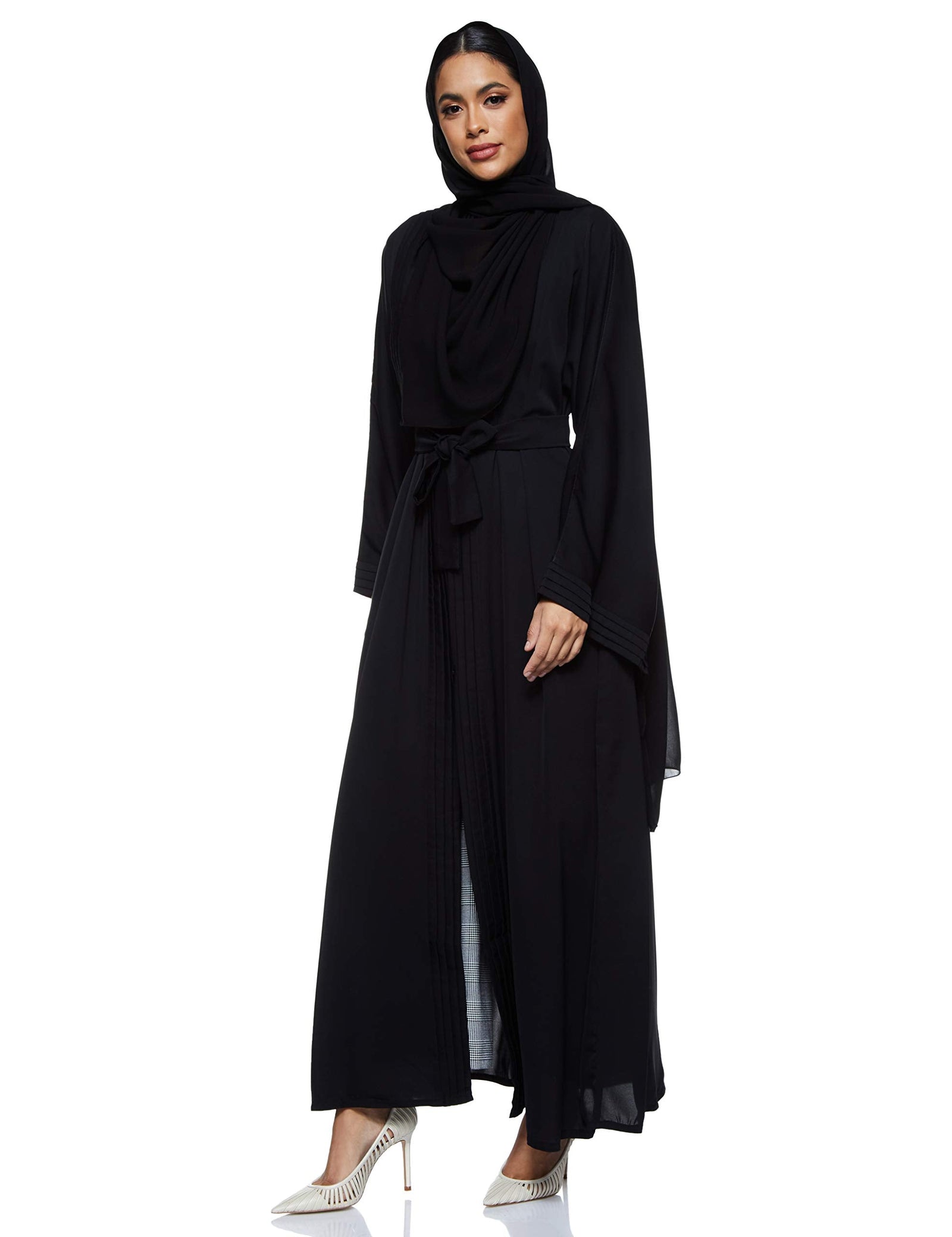 Nukhbaa Women's Abaya, Black