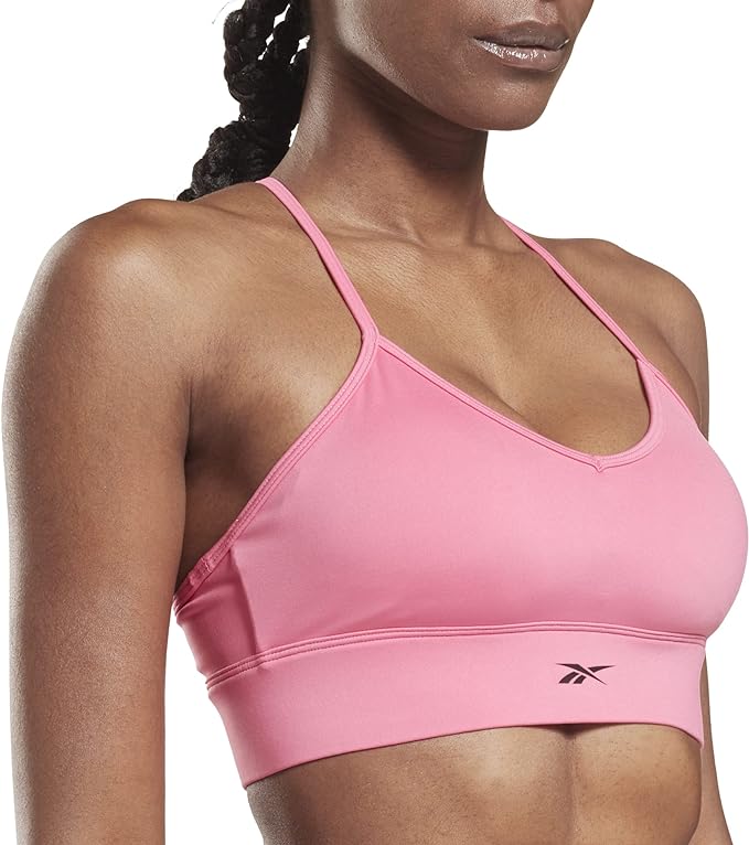 Reebok WOR Tri Back Bra- P TRUPNK H65613 TRAINING WORKOUT BRA - LIGHT SUPPORT For Women