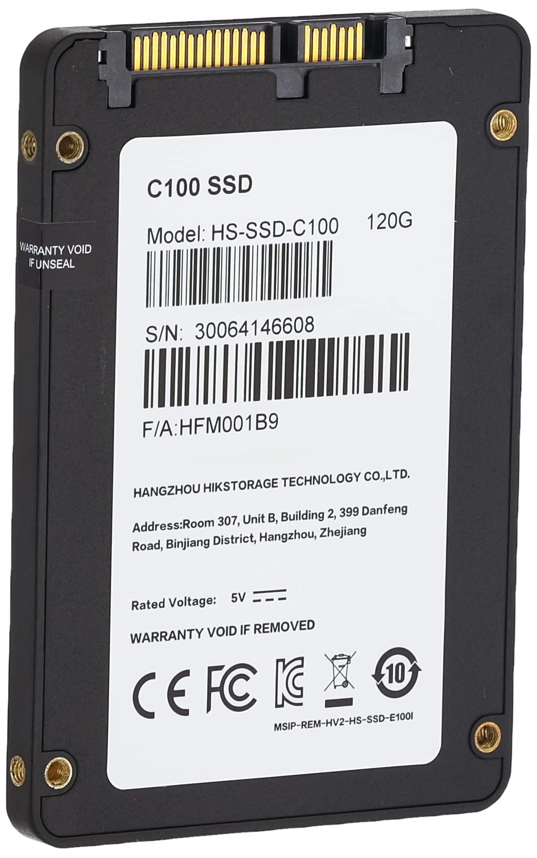 HIKVISION 120GB SSD 2.5 inch SATA 3.0 PN: HS-SSD-C100/120G