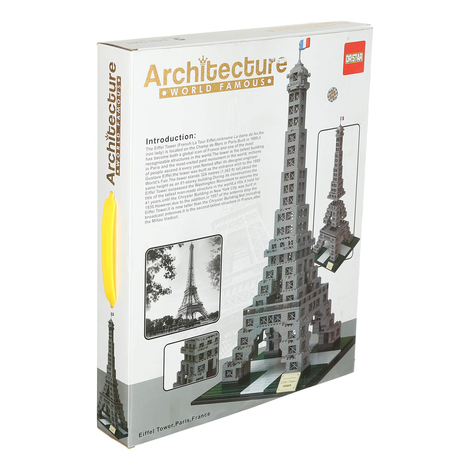 Dr.Star Architecture Eiffel Tower for Unisex - 1832 Pieces