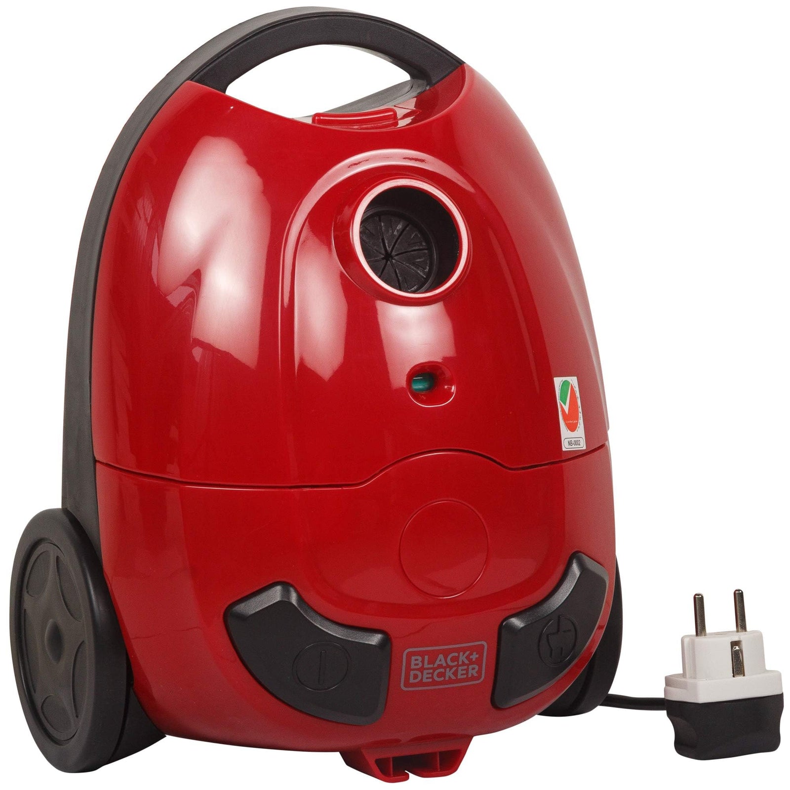 Black+Decker Vacuum Cleaner 1000W 1L Red/Black Vm1200-B5