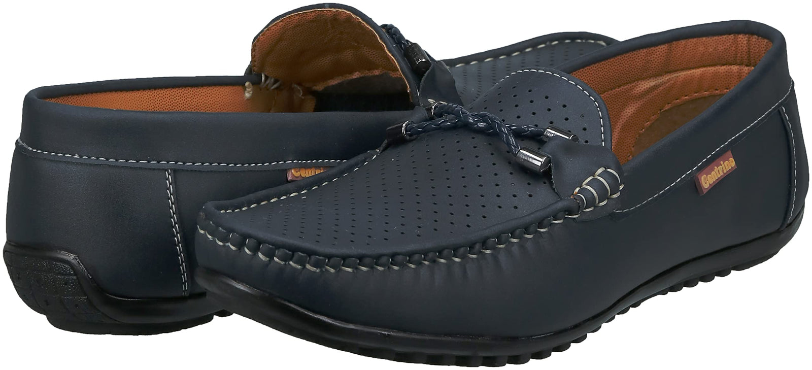 Centrino Men's 9910 Navy Loafers_8 UK (9910-02)