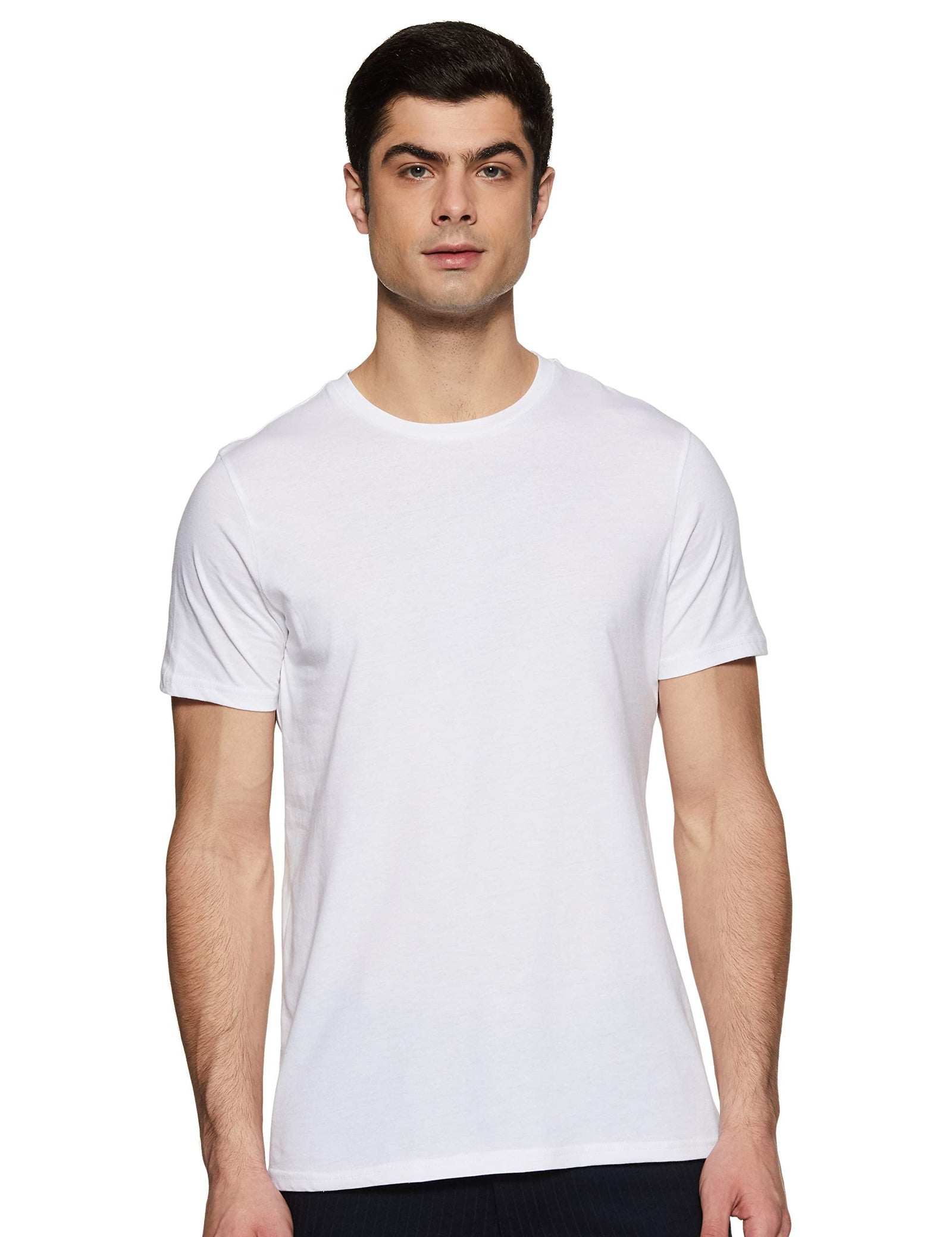 Amazon Brand - Symbol Men's Solid Regular T-Shirt (AW17PLPO2-3)