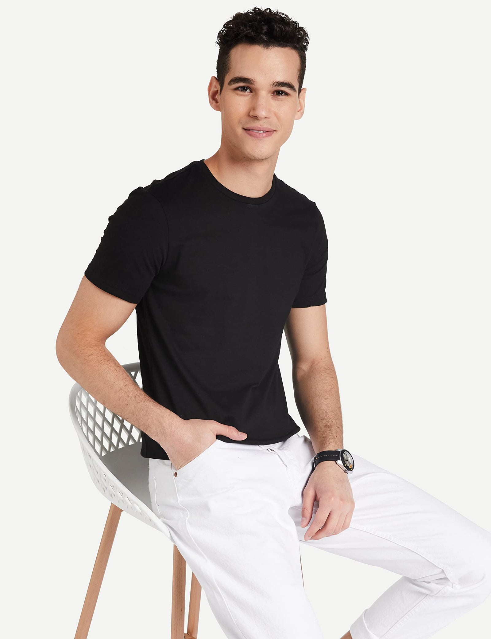 Amazon Brand - Symbol Men's Regular T-Shirt (AW17PLPO3-1)
