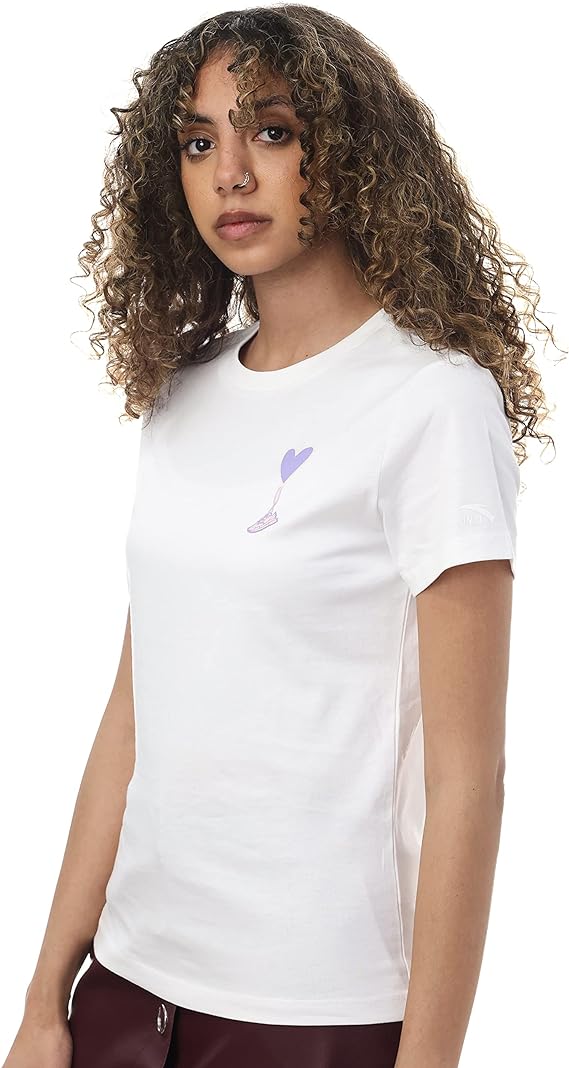 ANTA SS TEE For WOMEN, PURE WHITE, S, PURE WHITE, S