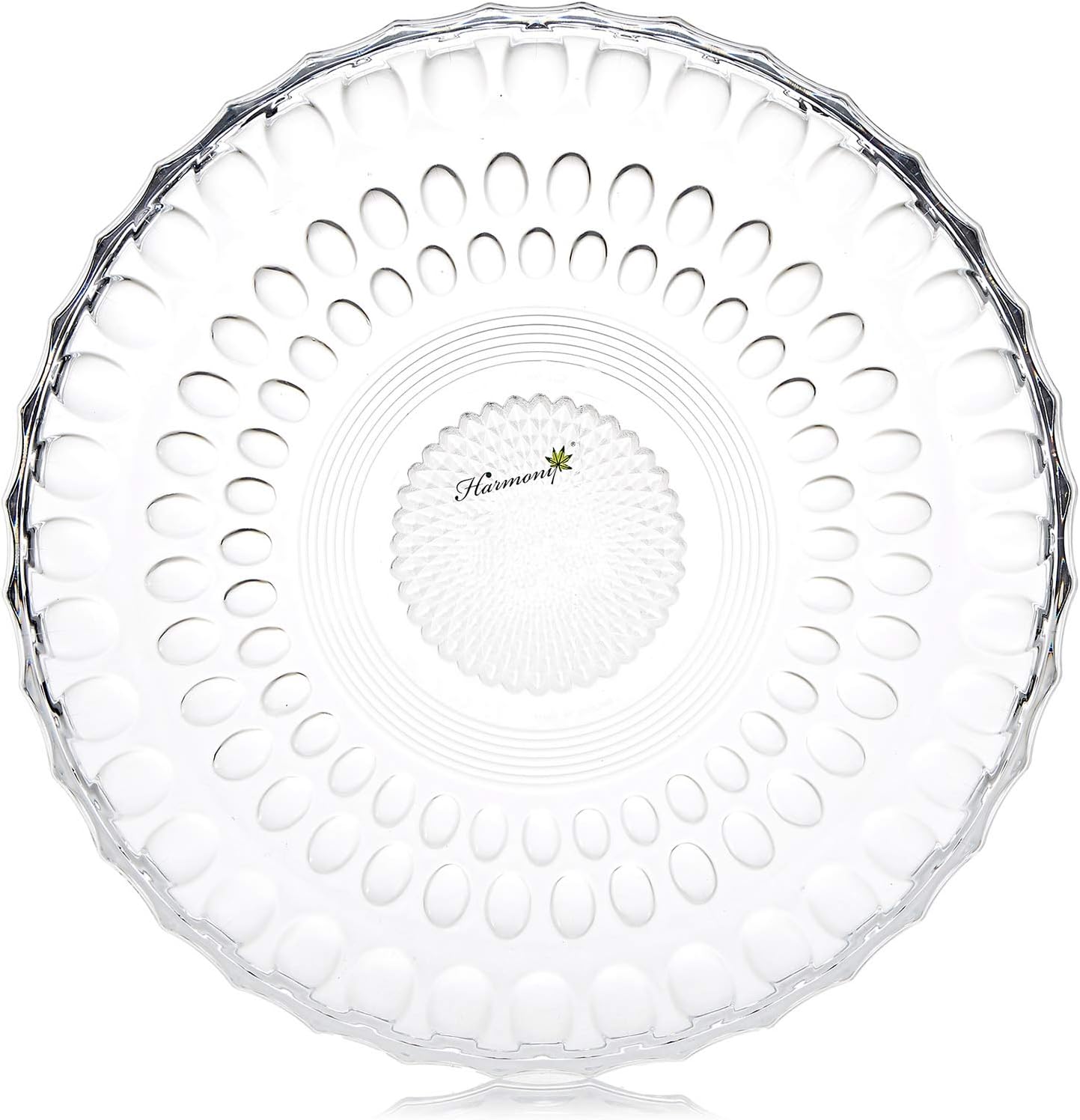 Harmony Classical Tray With Channel Divided - Clear