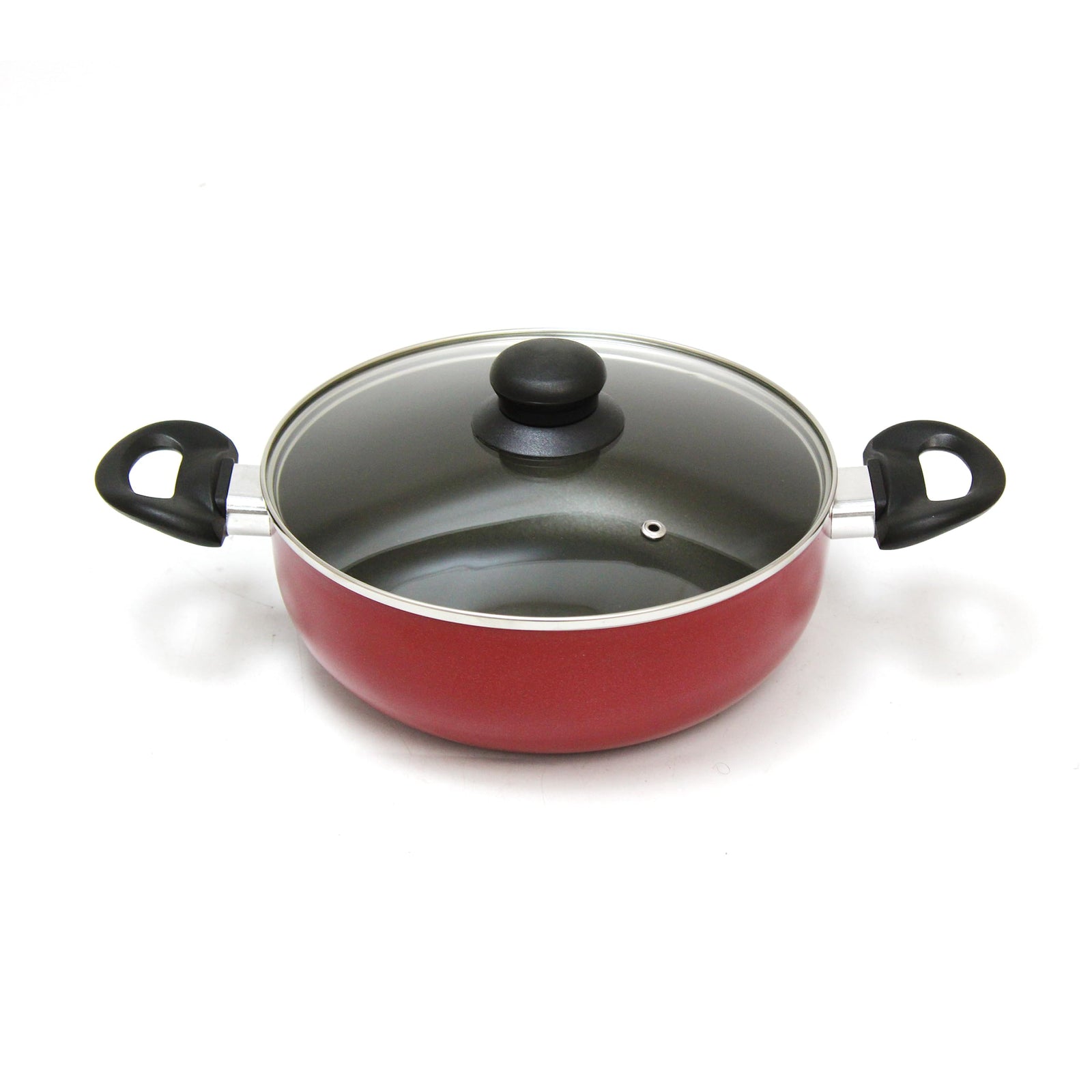 BLACKSTONE Kadai Pan Ceramic Coating Frying pan with glass lid (22 CM)