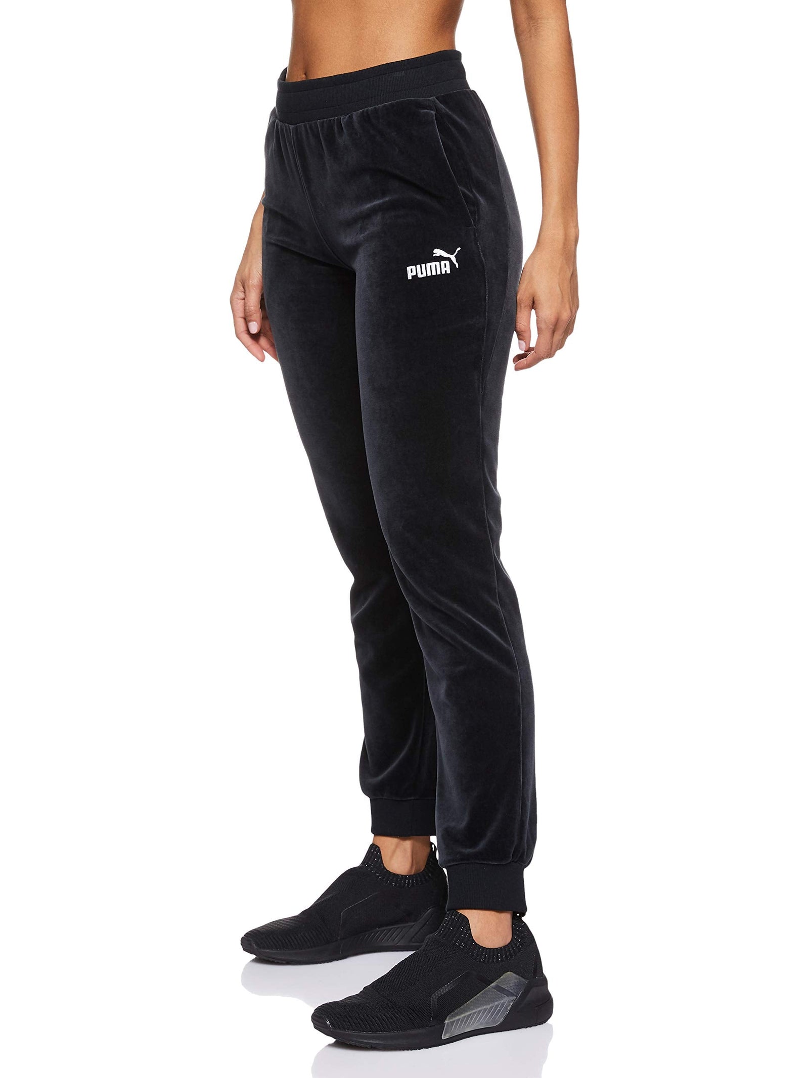 PUMA Women's ESS Velour Pants cl