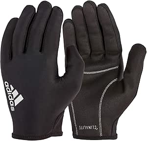 adidas Full Finger Unisex Adult's Essential Gloves, Black/White, Large