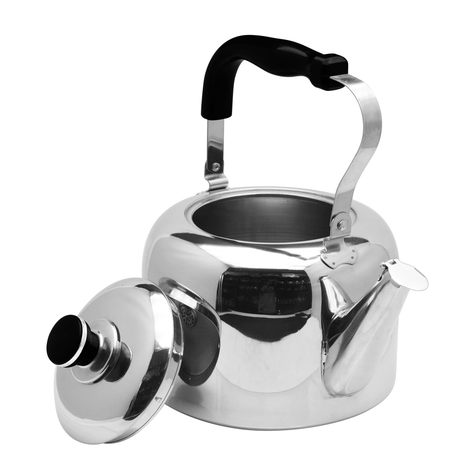 Raj Stainless Steel Kettle With Strainer, 4 Liter , STK003, Stove Top Tea Kettles , Hot Water Pot , Coffee Pot, Coffee Kettle