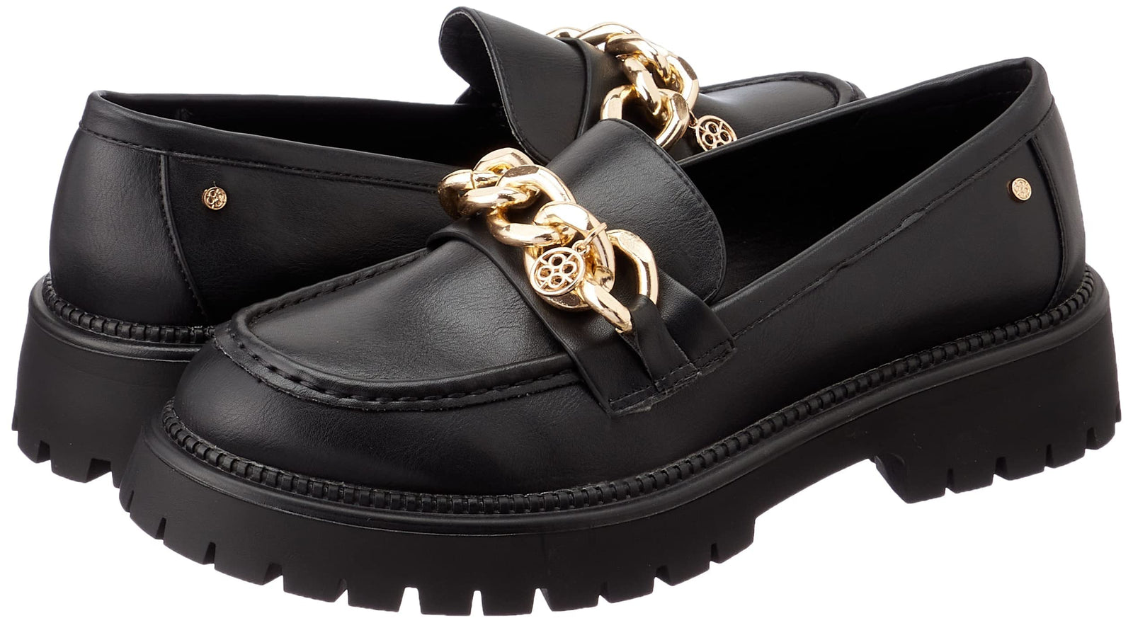 Dejavu Womens Chain embellished Loafer