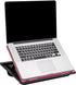 Mind Reader Anchor Collection Adjustable Portable Laptop Desk with Built-in Cushions - Pink