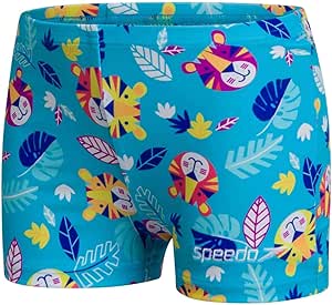 Speedo Boy's Jungleterry Digital Allover Aquashort Swim Briefs (pack of 1)