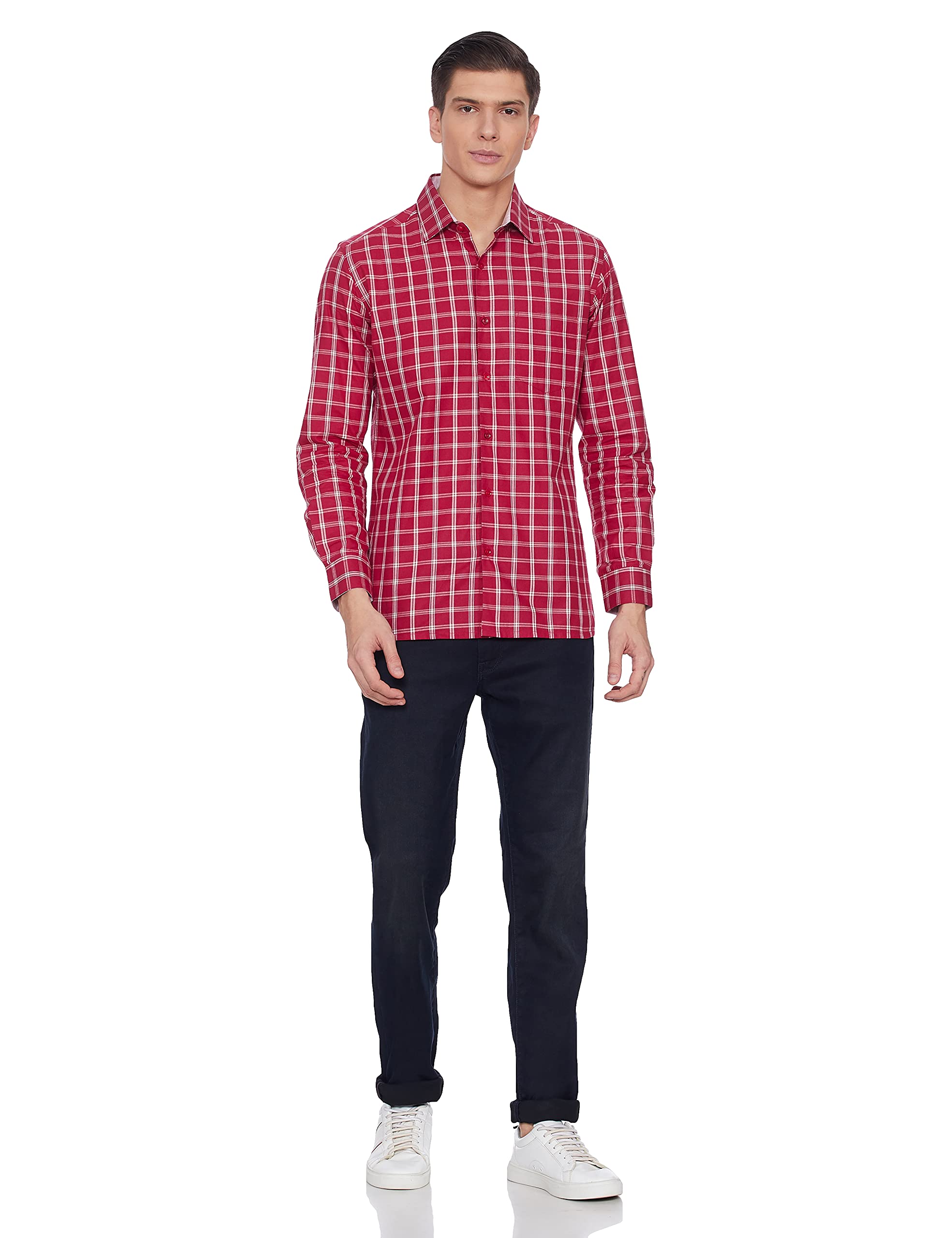 Diverse Men's Checkered Regular Shirt