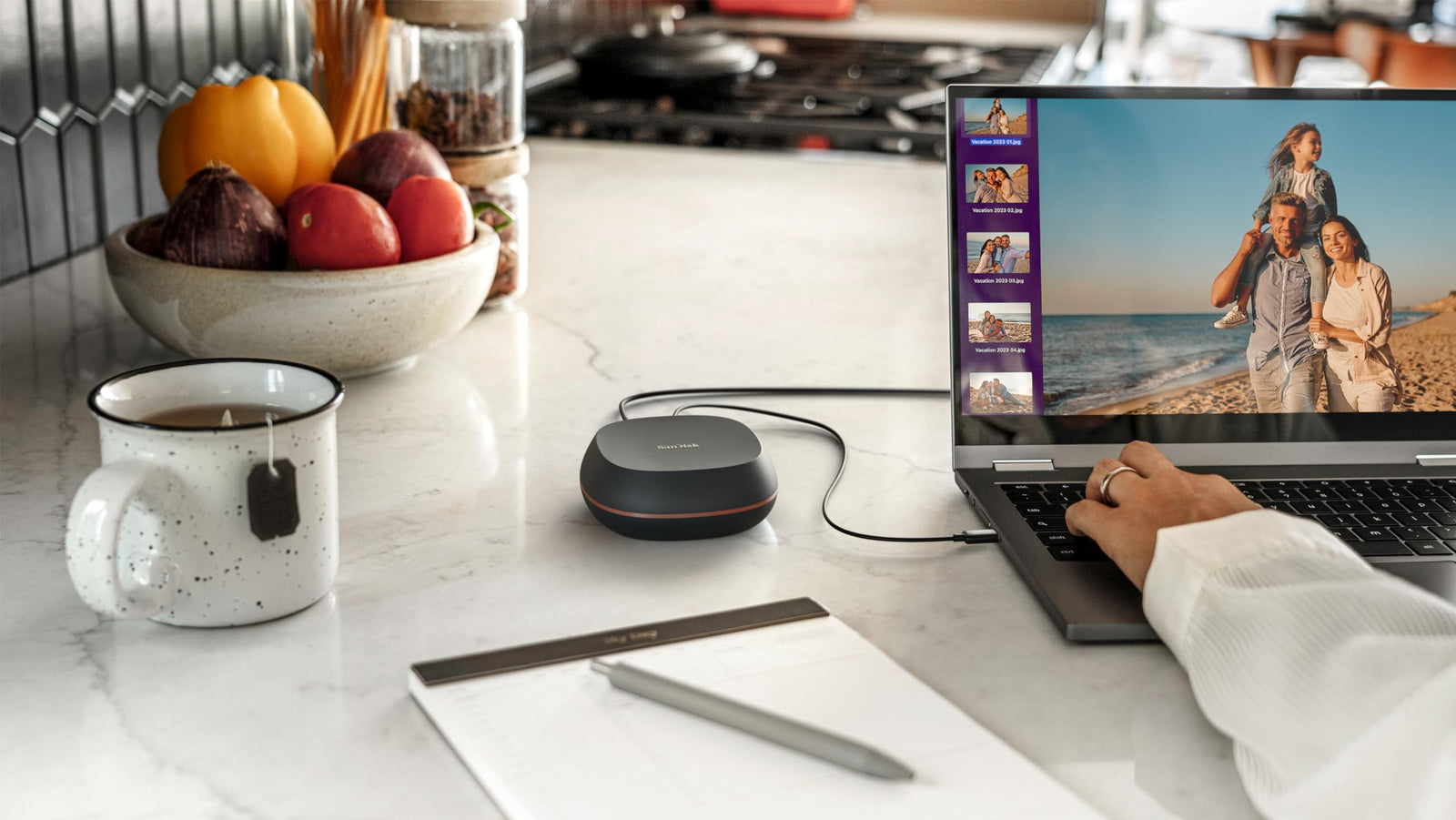 SanDisk 8TB Desk Drive – Desktop External SSD, Up to 1000MB/s, USB -C, USB 3.2 Gen 2 Solid State Drive - SDSSDT40-8T00-NA25