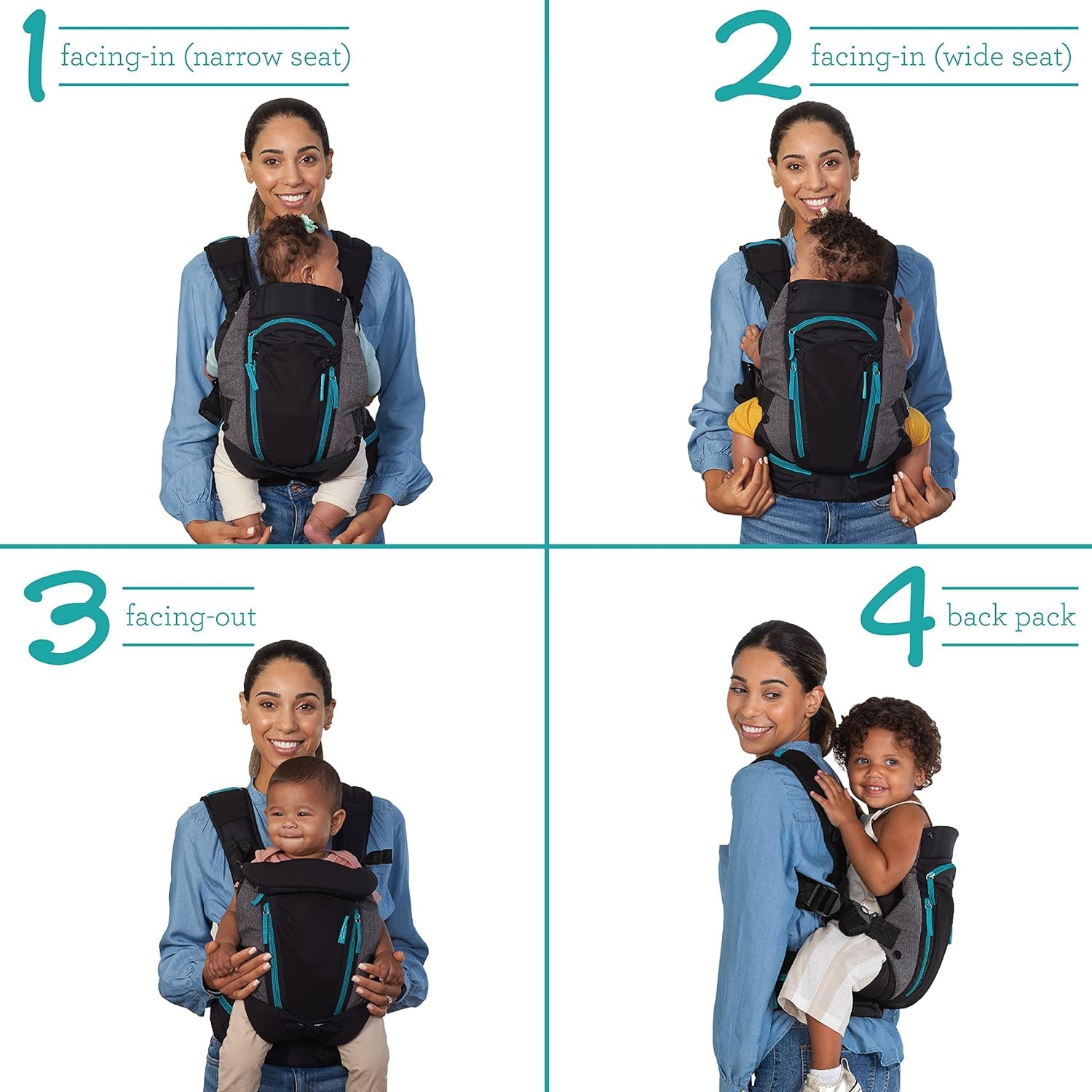 Infantino Carry On Multi Pocket Baby Carrier