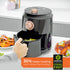 Geepas GAF37516 1000W Air Fryer with LED On-Off Lights and 30 Minutes Timer, 1.8 Liter Capacity, Black