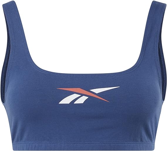 Reebok womens Cl Pf Logo Cotton Bra Work Utility Outerwear