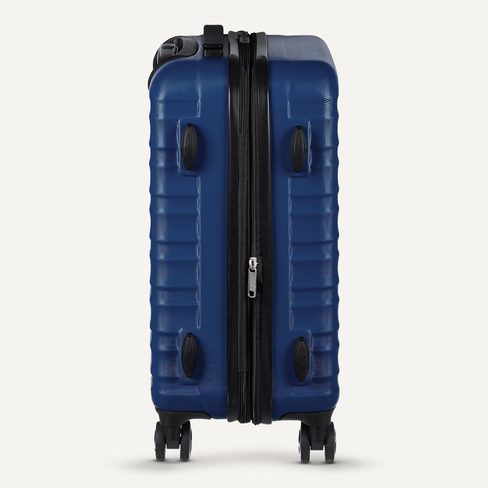 Amazon Basics Hardside Spinner Luggage- 21 inch (55cm), Material: ABS, Navy Blue