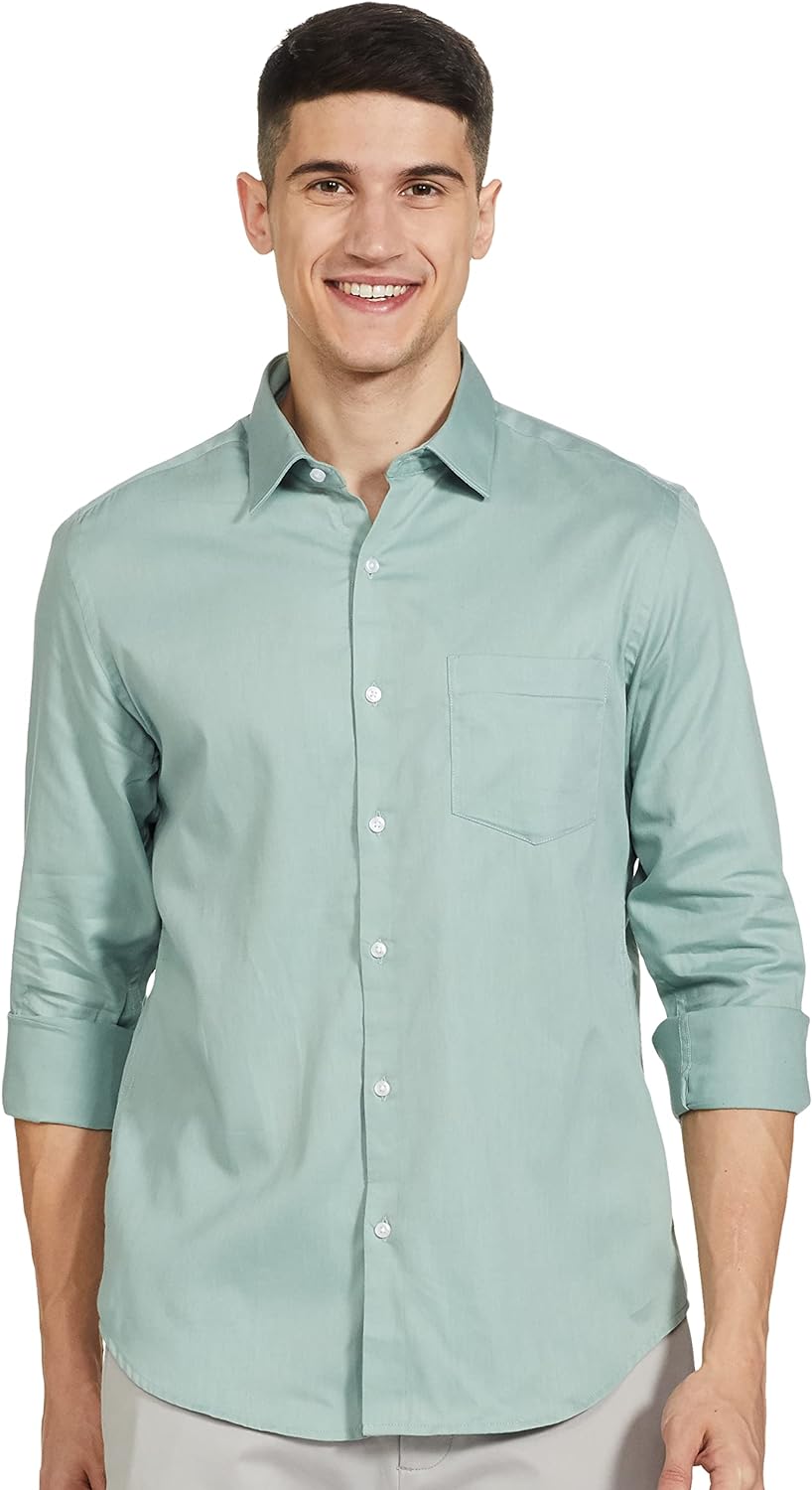 Diverse Men's Slim Fit Button-Down Shirt (Dcmff01Sc15L40-3045N)