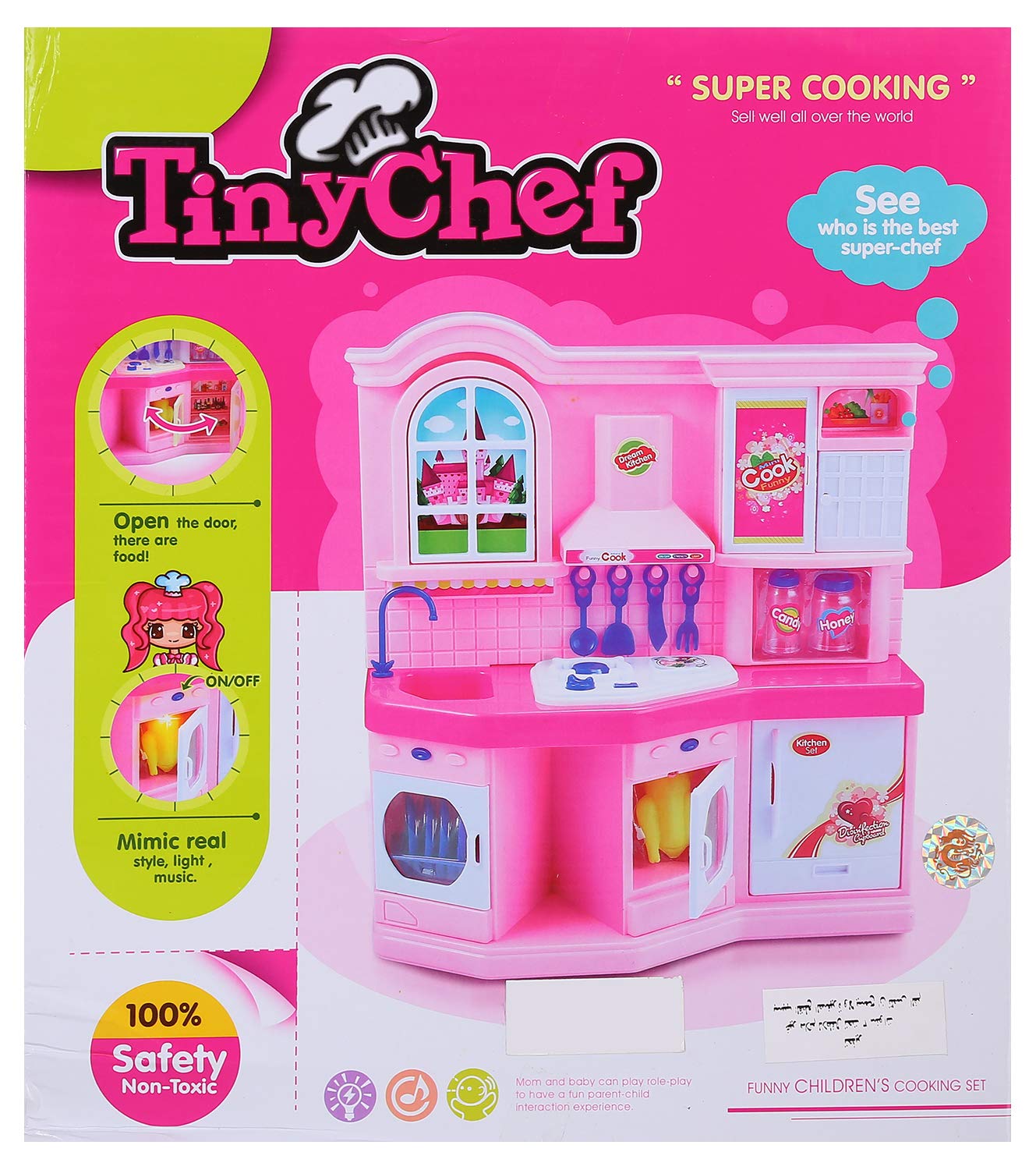 Boshenglong Toys 3701B Tiny Chef Kitchen Set