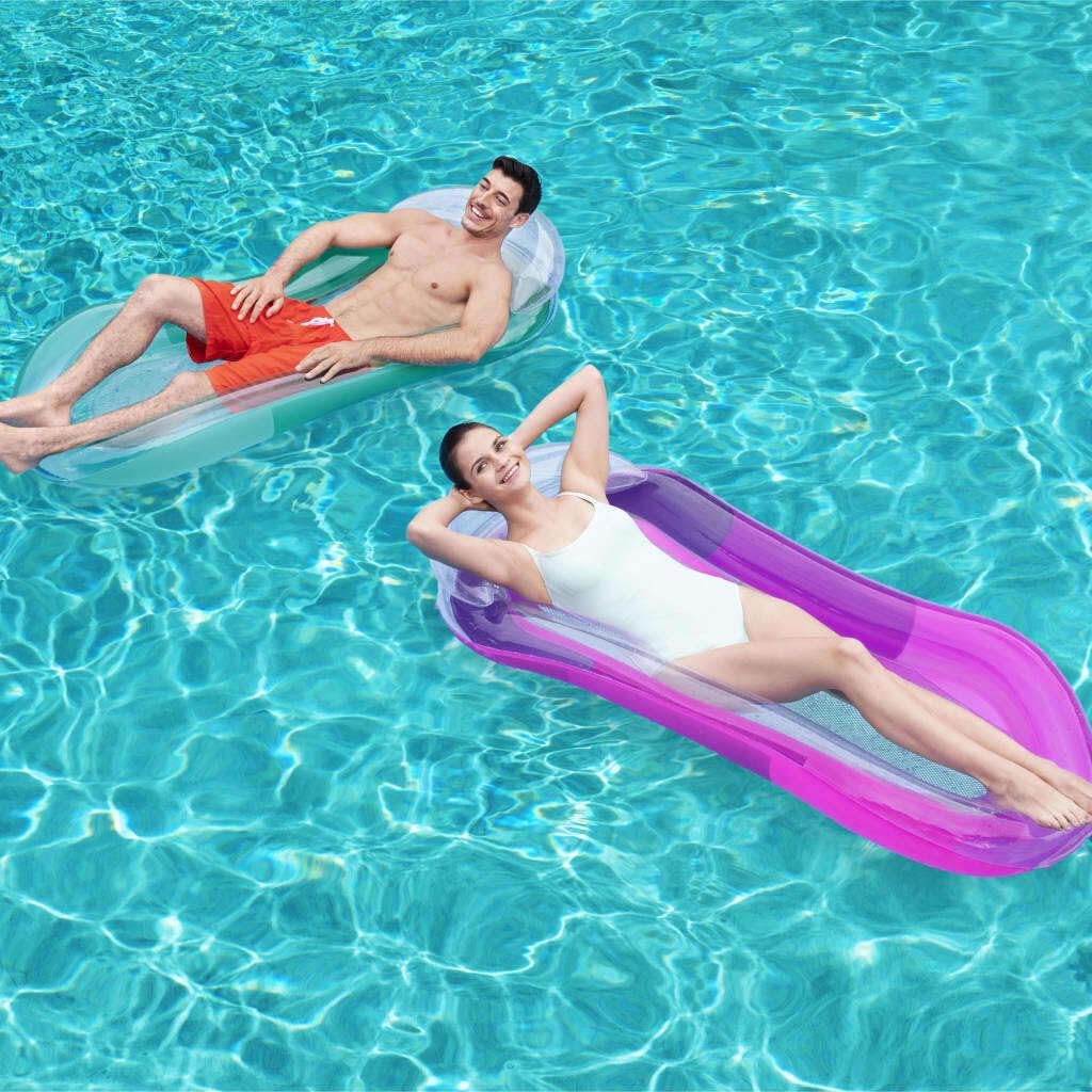 Bestway Aqua Lounge Semi-Submerged Float Inflatable Mattress, 160 cm x 84 cm Size