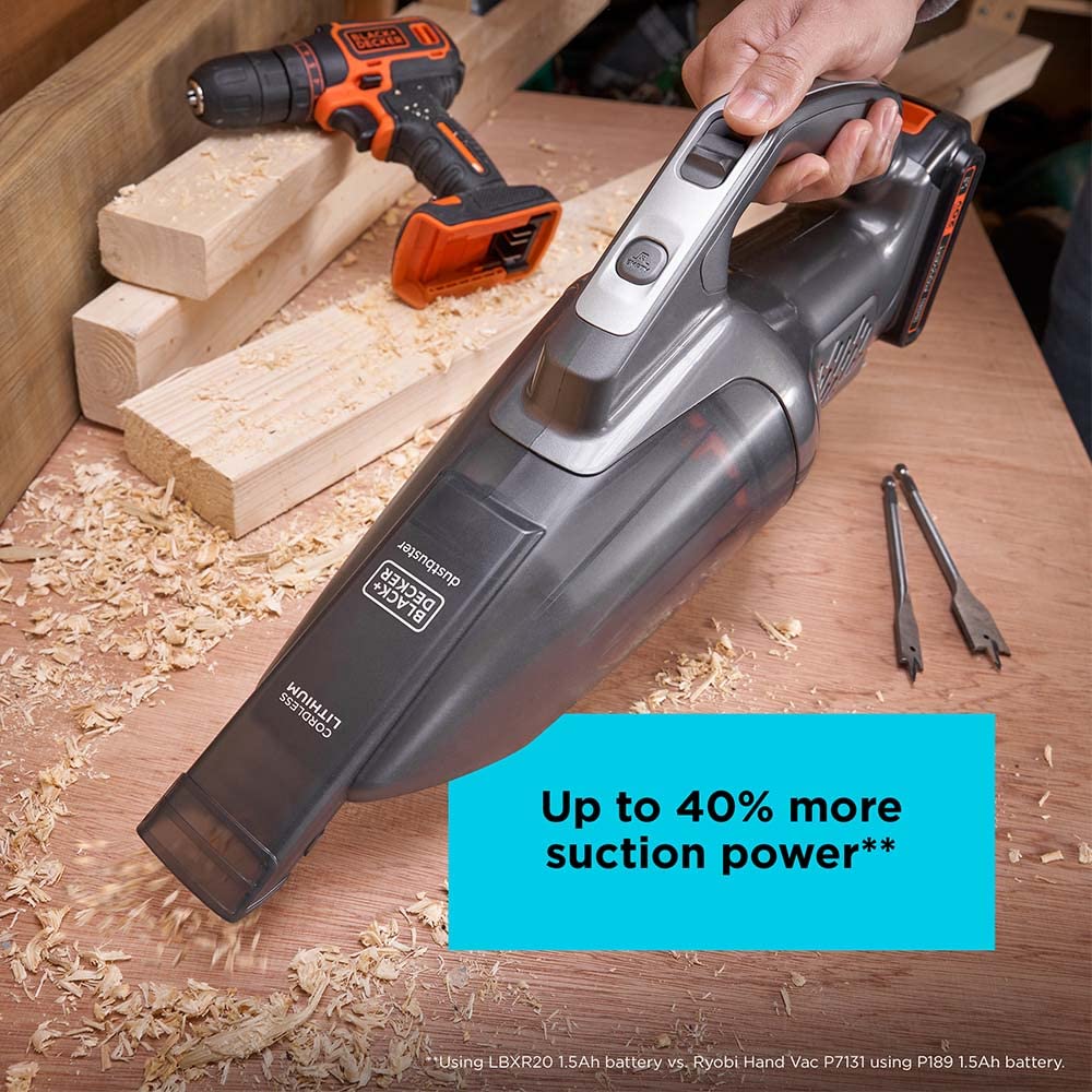 BLACK + DECKER BCHV001B, Vacuum, Gray