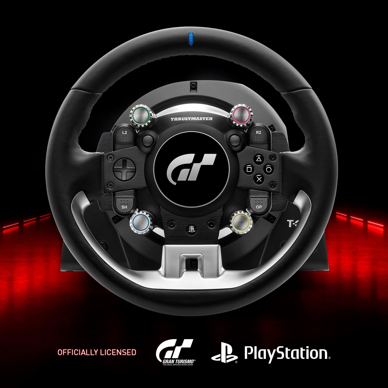 Thrustmaster T-GT II - Racing Wheel with 3 Magnetic Pedal Set, (PS5, PS4, PC)